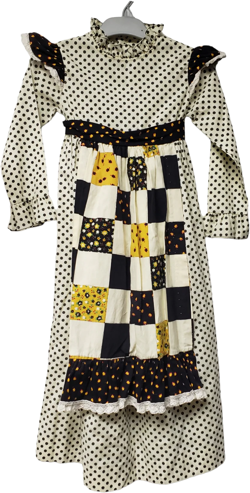 70s Disney Long Sleeve Prairie Dress By Winnie The Pooh