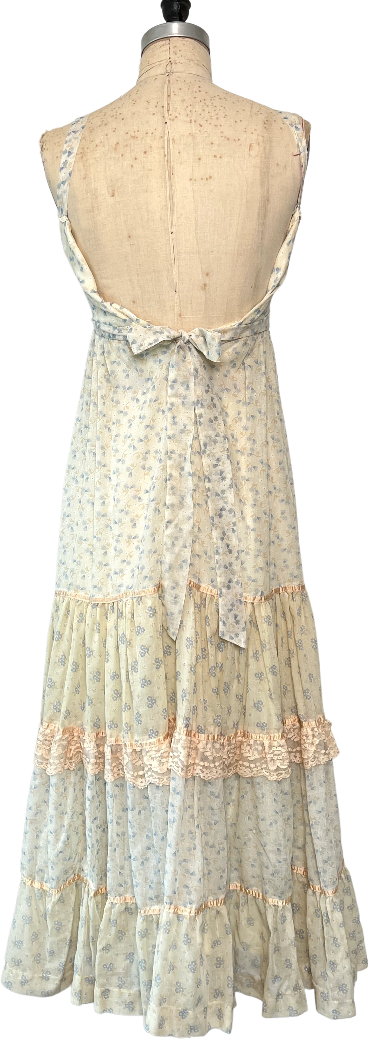 70s Ditsy Floral Maxi Dress by Gunne Sax - Image 2