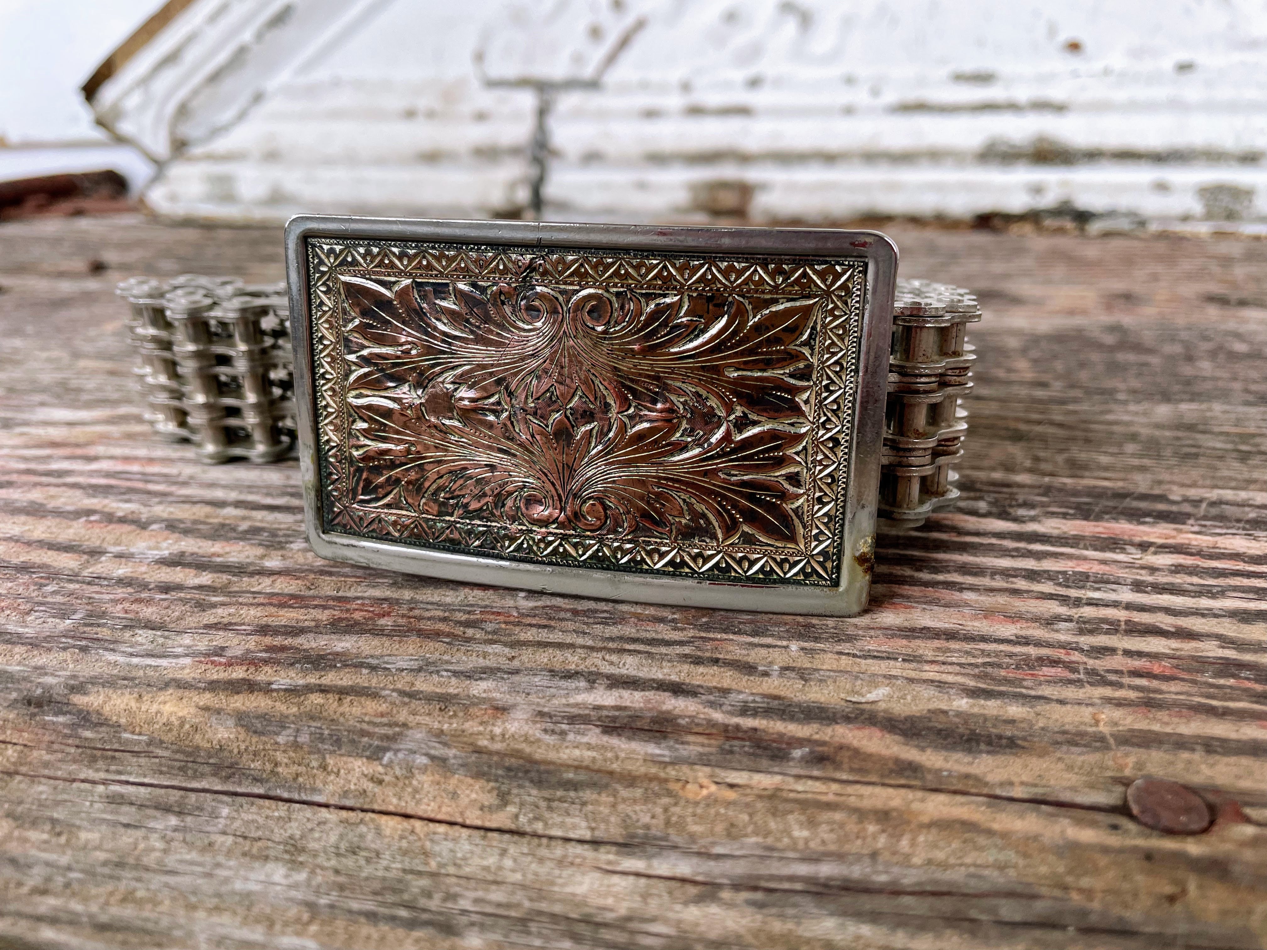 70s  Sportster Motorcycle Chain Biker Belt by Easy Rider - Image 10