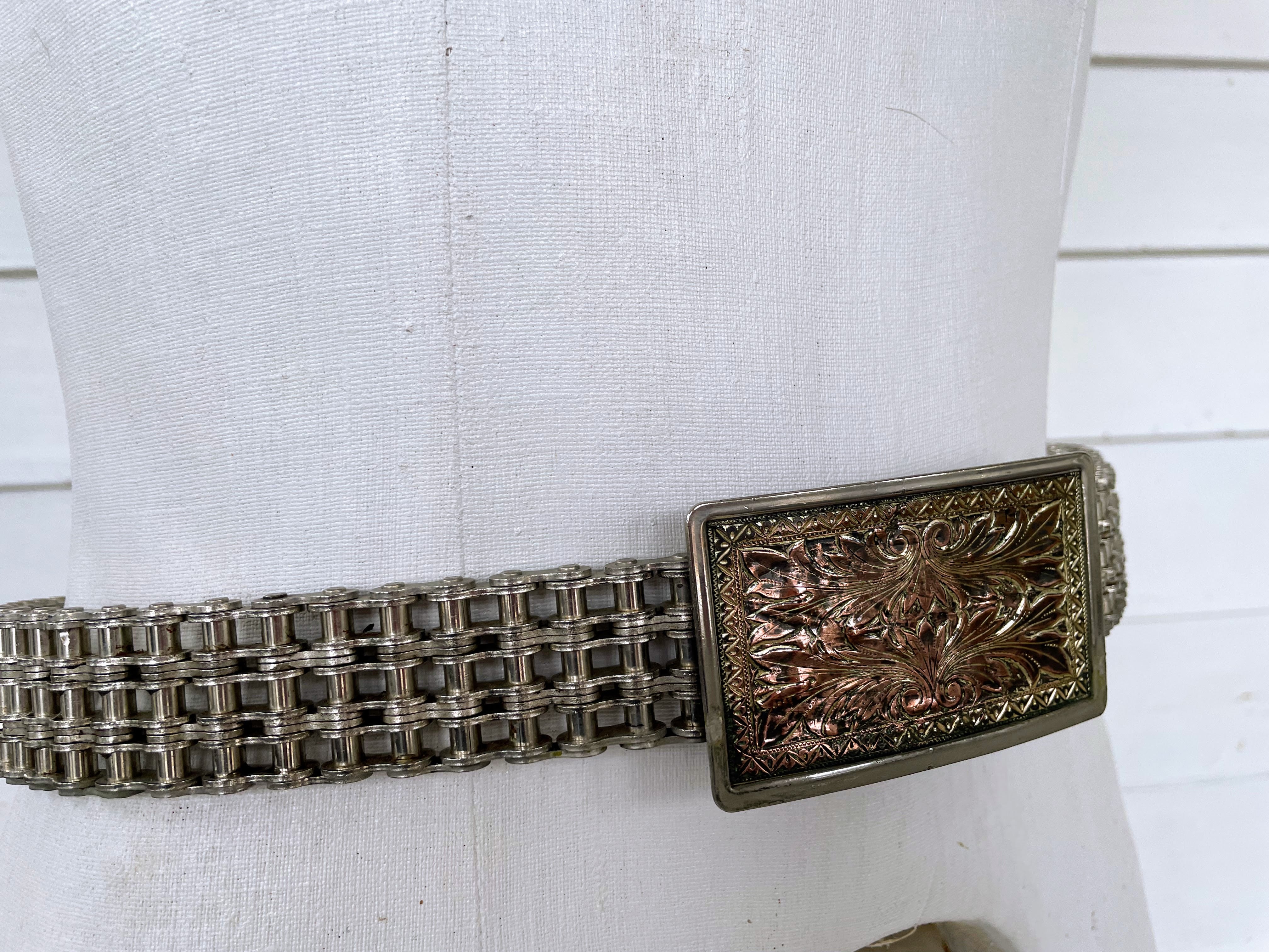 70s  Sportster Motorcycle Chain Biker Belt by Easy Rider - Image 11