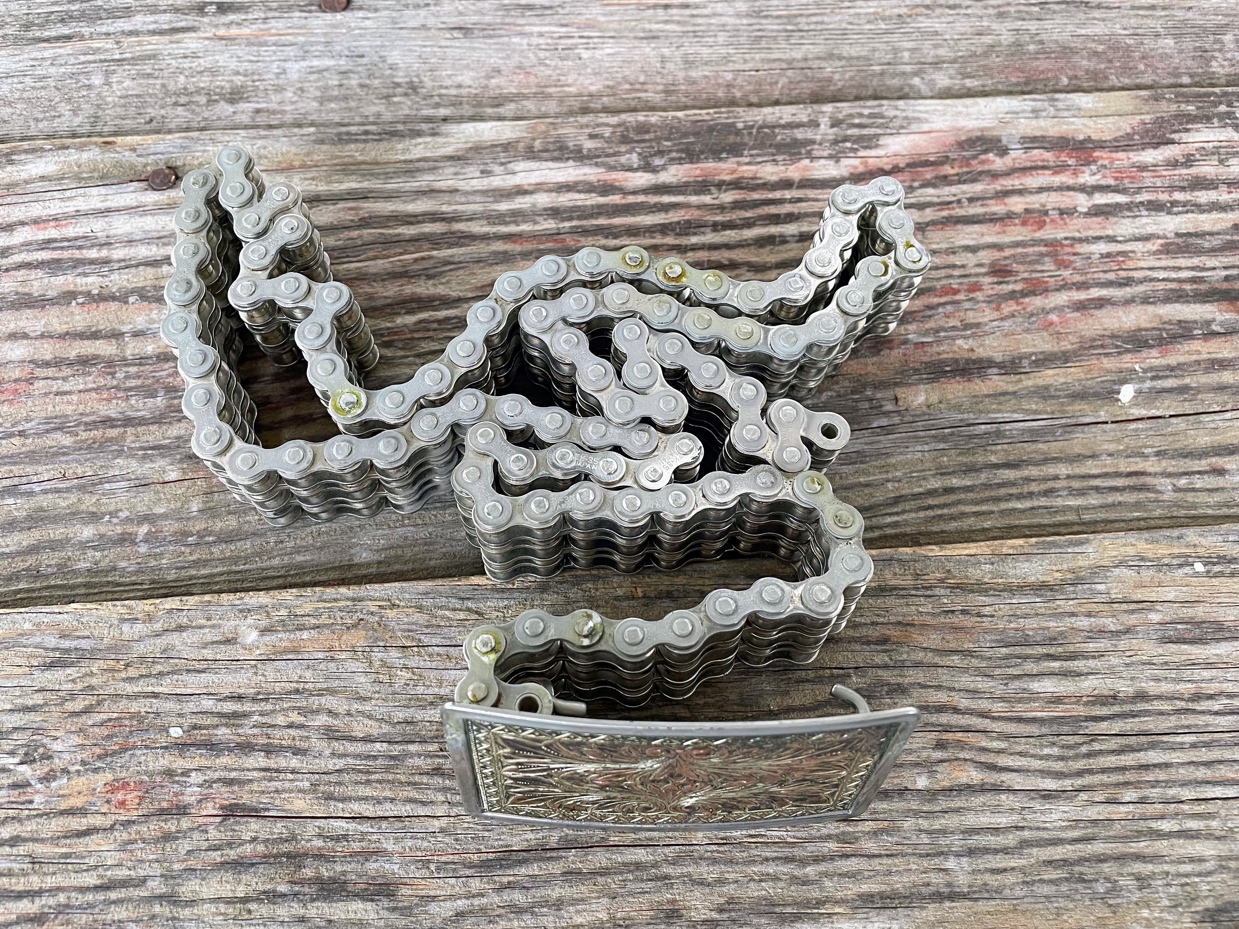 70s  Sportster Motorcycle Chain Biker Belt by Easy Rider - Image 3