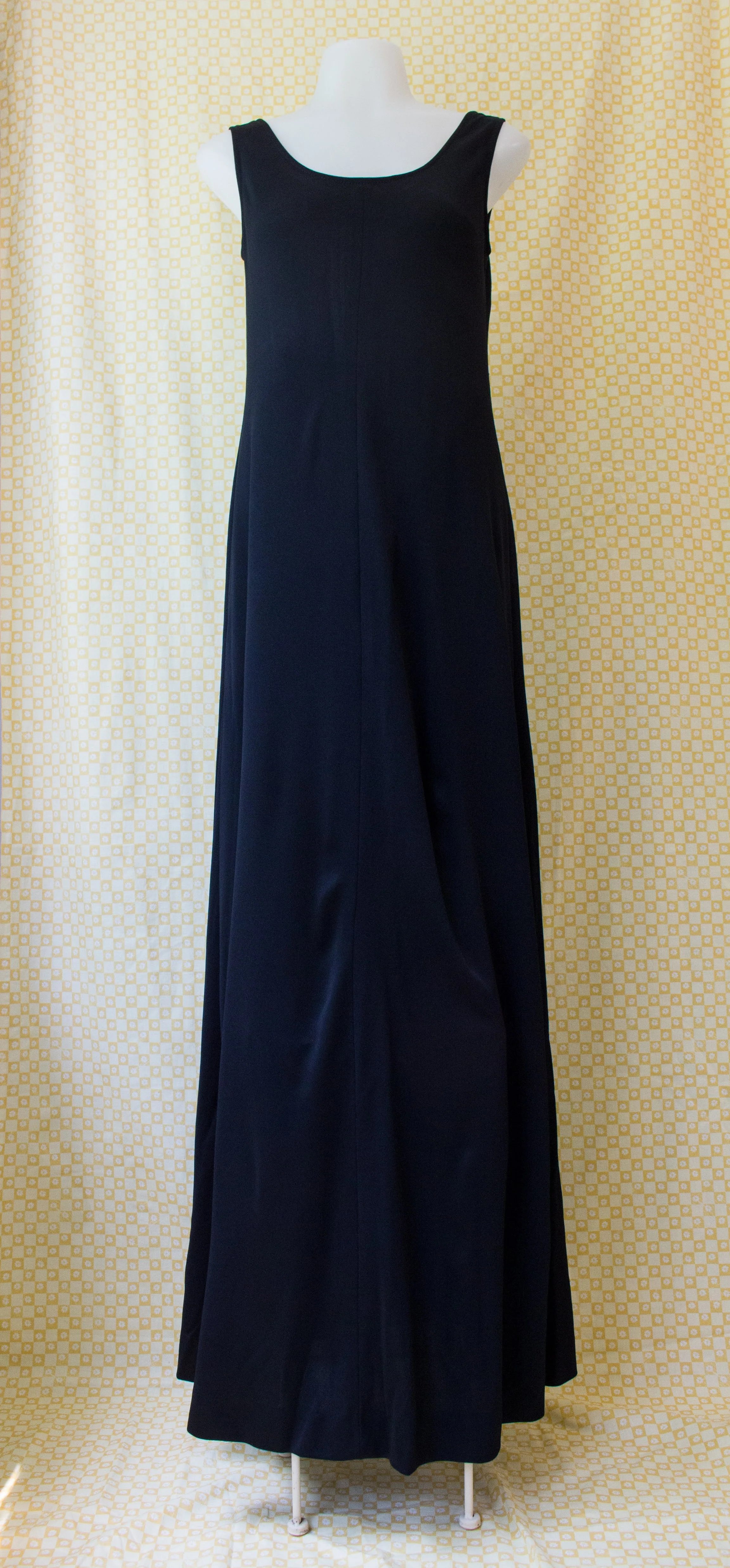 70s Evening Gown With Matching Poncho Style Cape By R & K Originals - Image 8