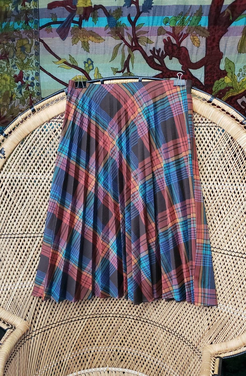 70s Fall Pleated Skirt by Rrrruss Russ Togs Md by Rrrruss Div. Russia Togs, Inc. - Image 2
