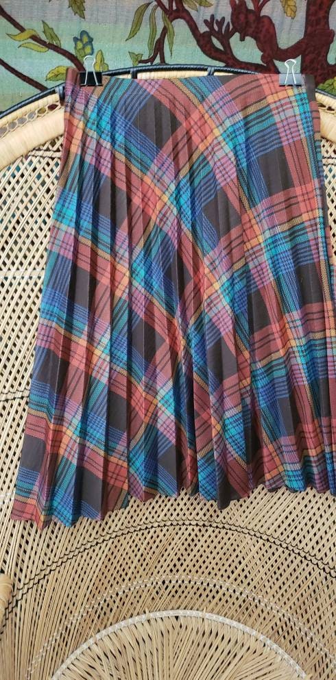 70s Fall Pleated Skirt by Rrrruss Russ Togs Md by Rrrruss Div. Russia Togs, Inc. - Image 5