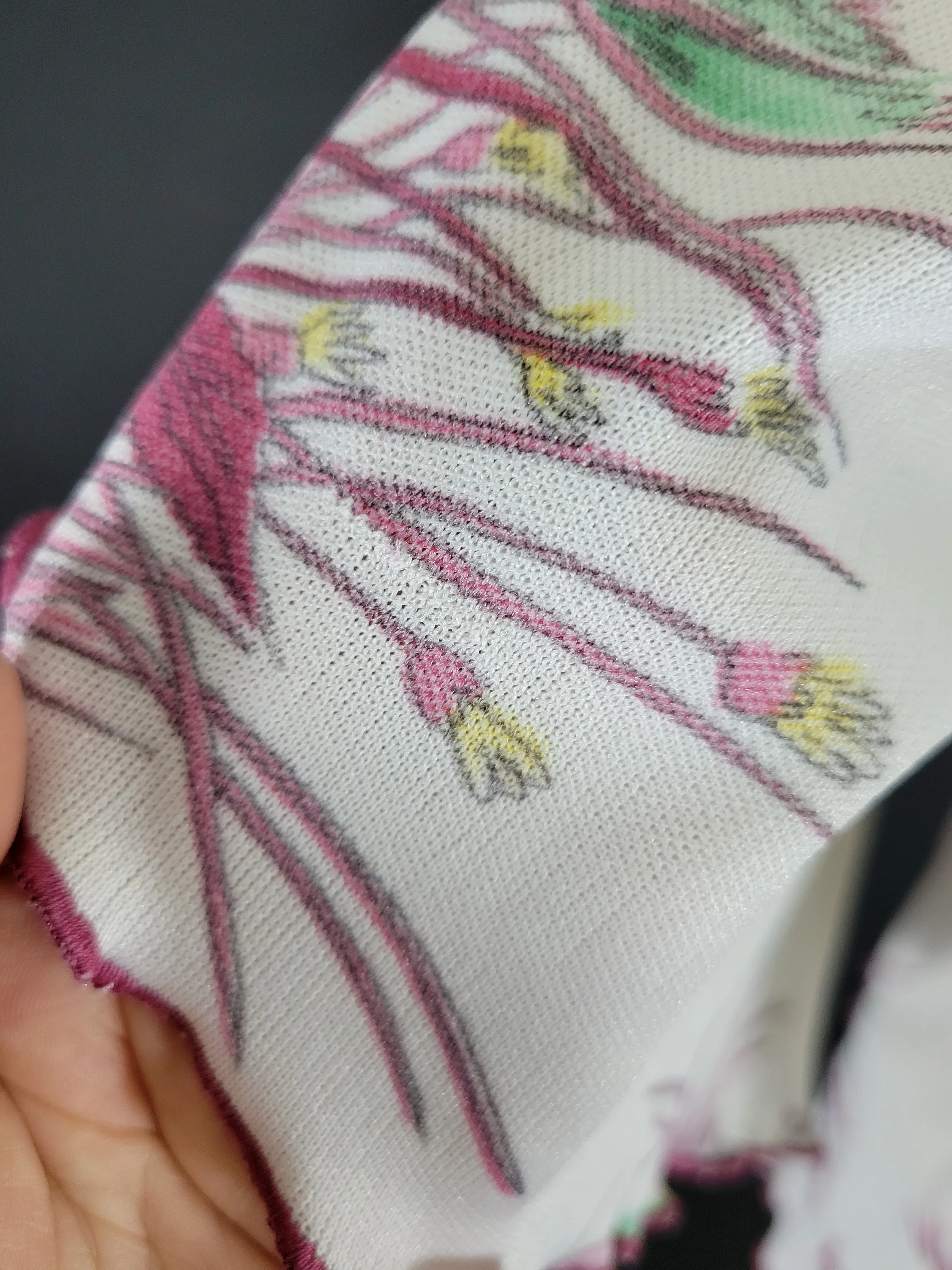 70s Fruit And Floral Angel Sleeve Top - Image 8