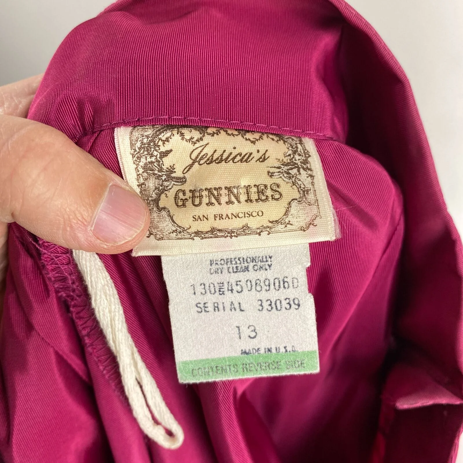 70s Fuchsia Pink A-line Taffeta Midi Skirt By Gunne Sax - Image 11