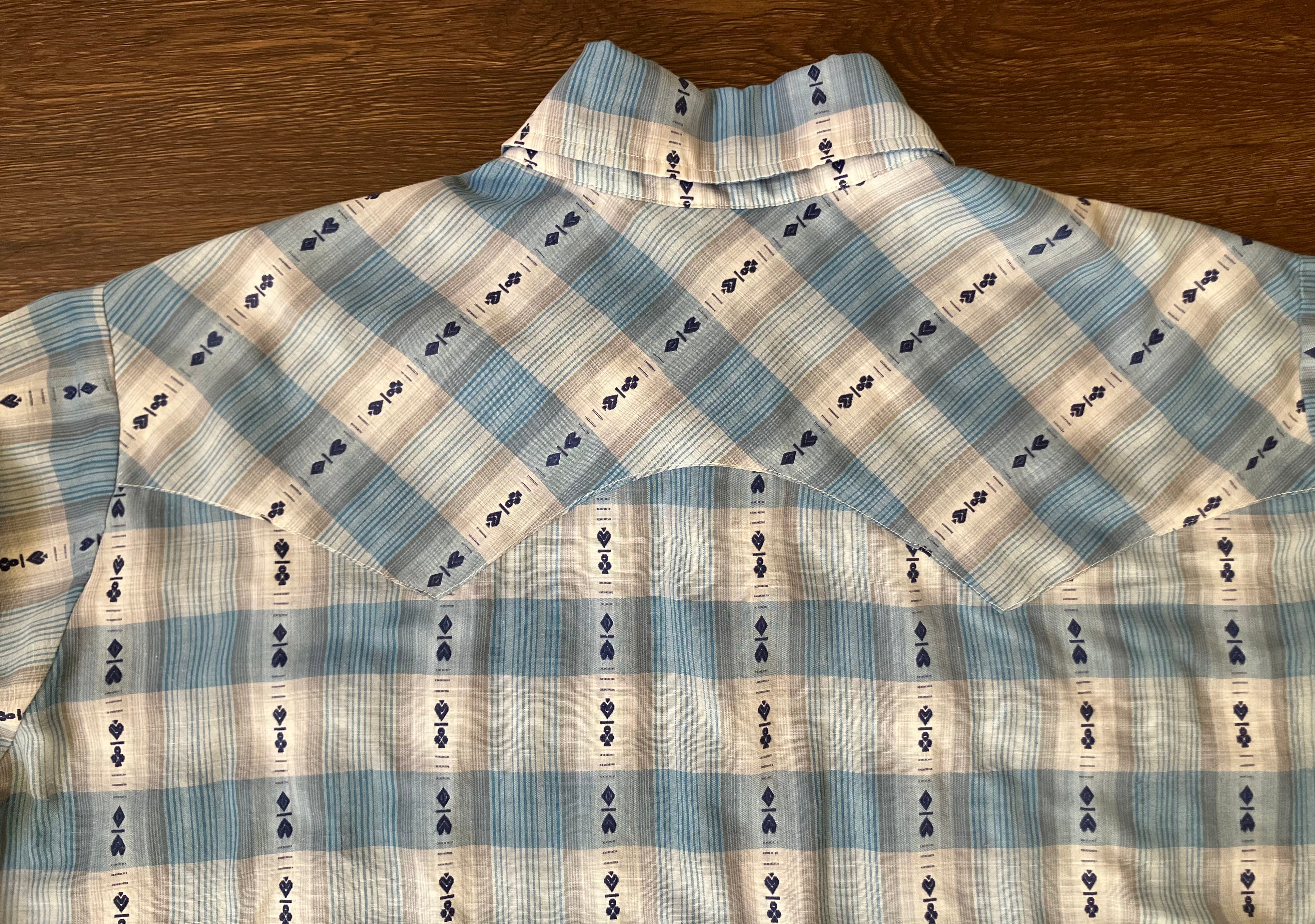 70s Gambler Western Shirt Poker Card Suits By Levi's - Image 6