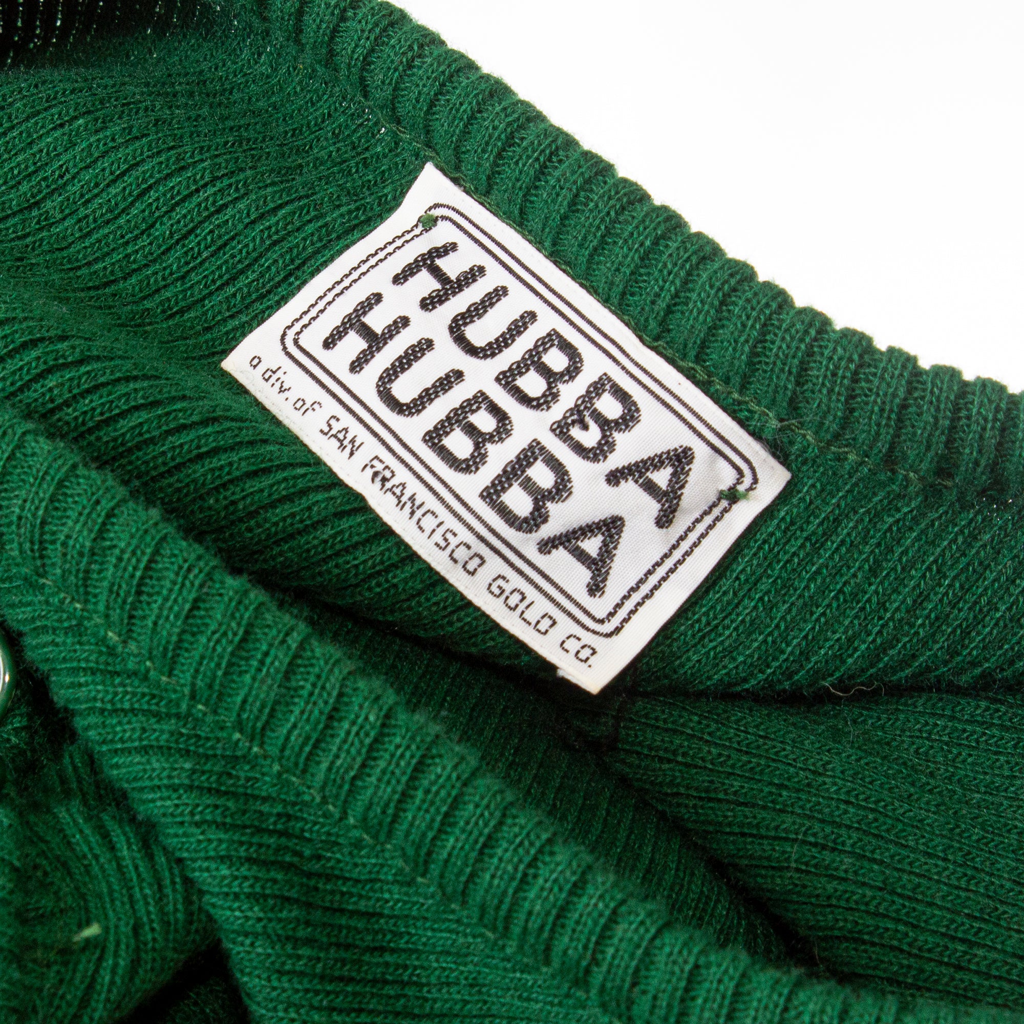 70s Green And Orange Chevron Knit Maxi Dress By Hubba Hubba - Image 7