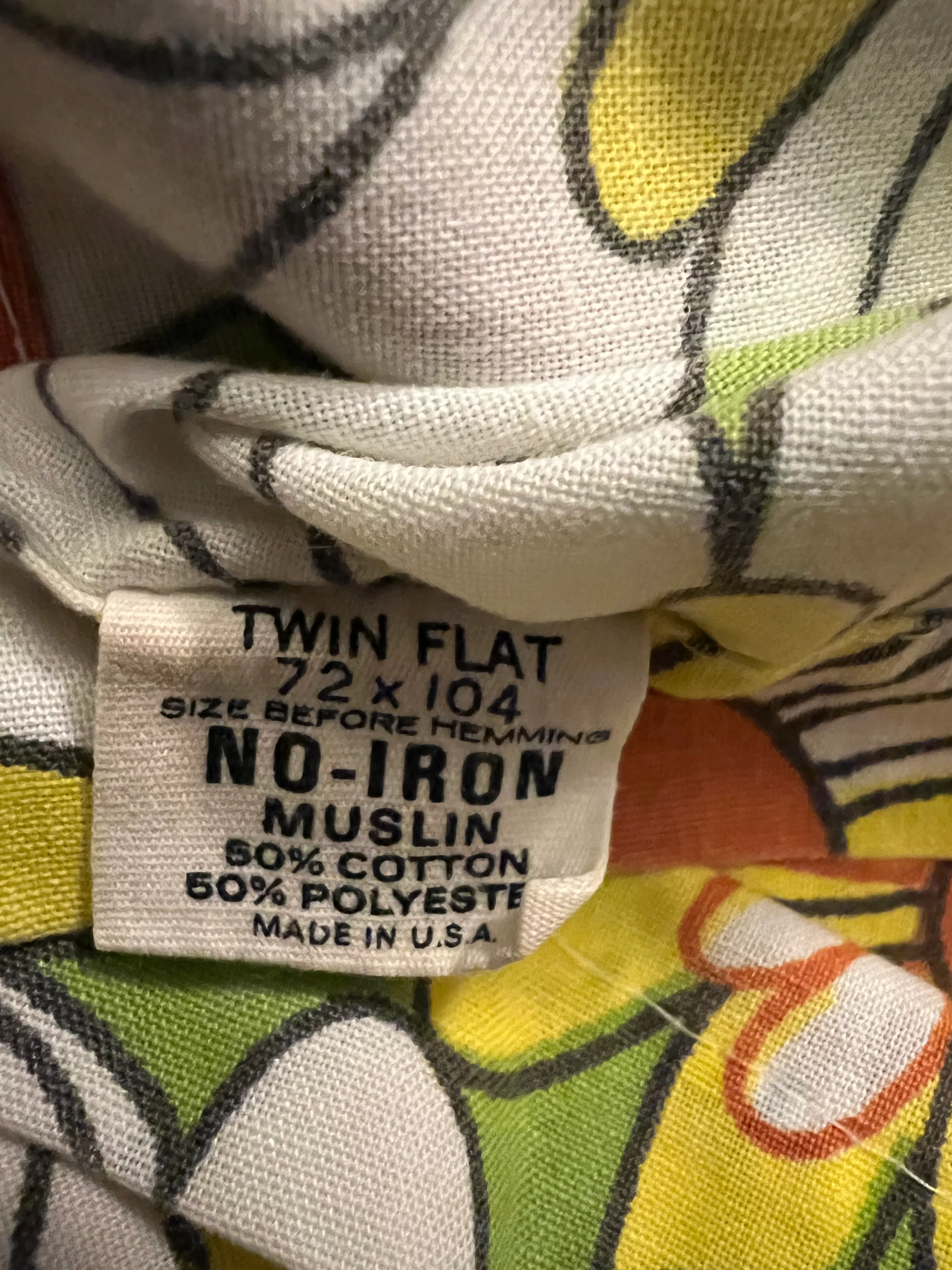 70s Groovy Floral Sheet And Two Pillowcase Set By St. Mary's - Image 5