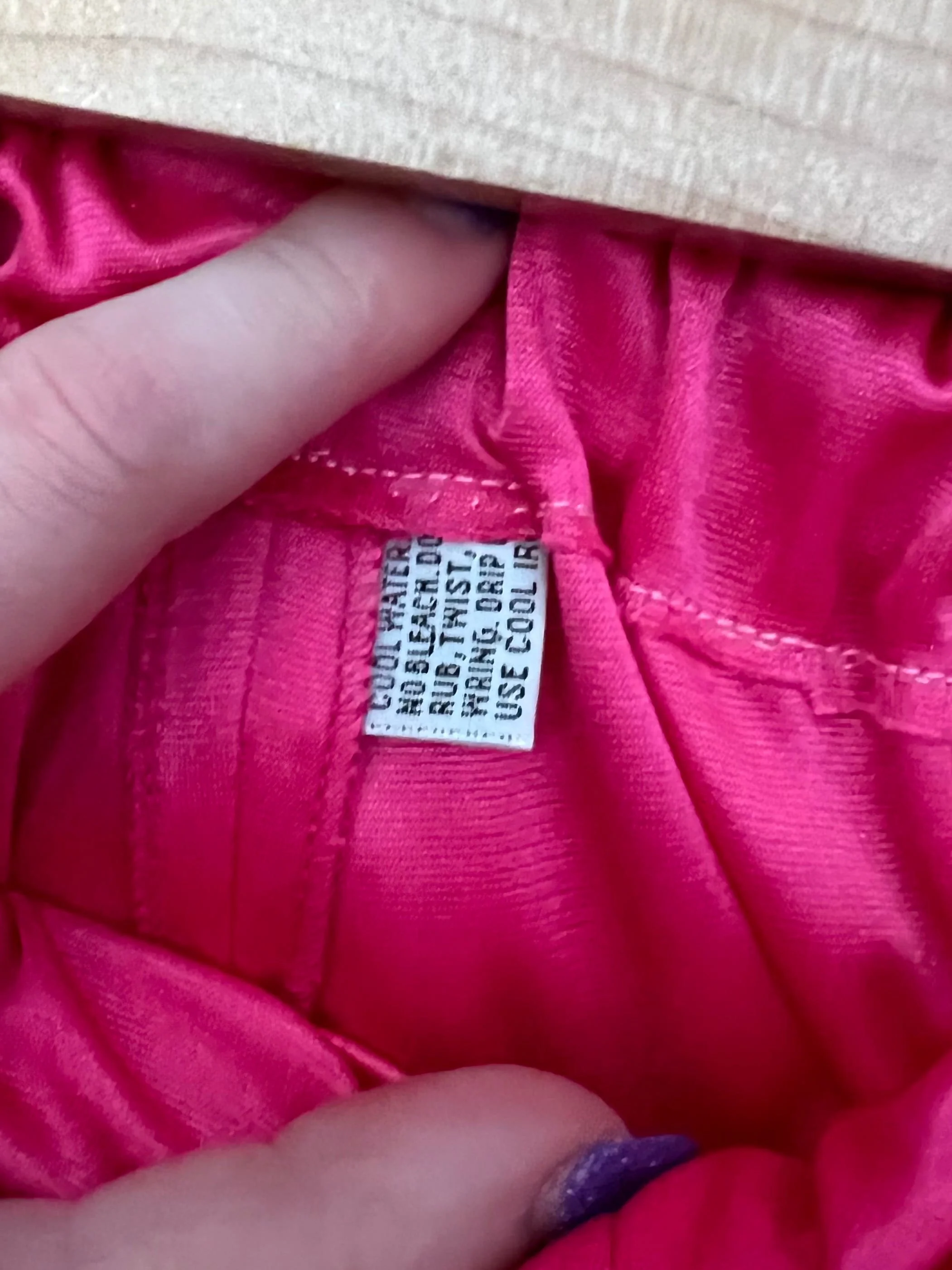 70s Hot Pink Satin Slinky Fringe Genie Jogger Costume Pants - Image 9