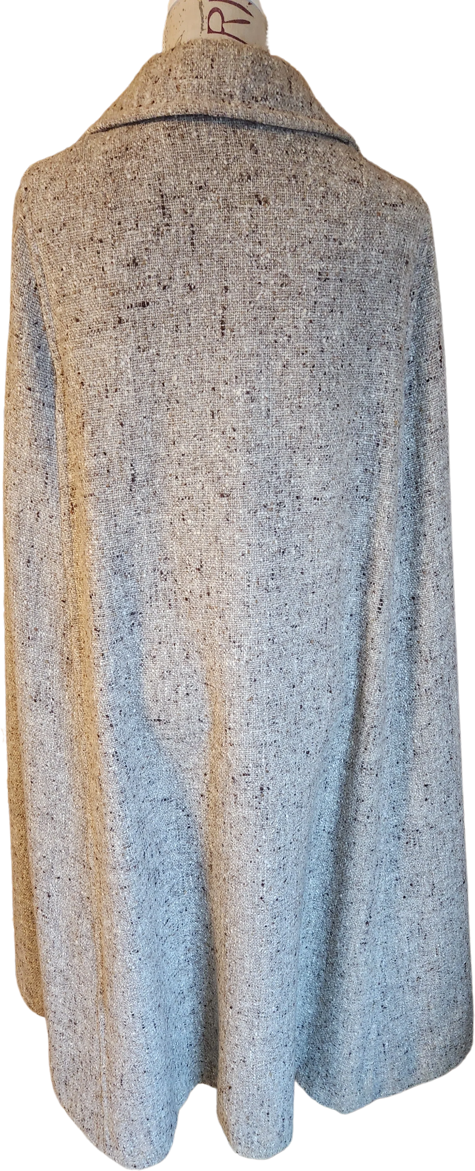 70s Irish Donegal Tweed Cape By Jimmy Hourihan - Image 2