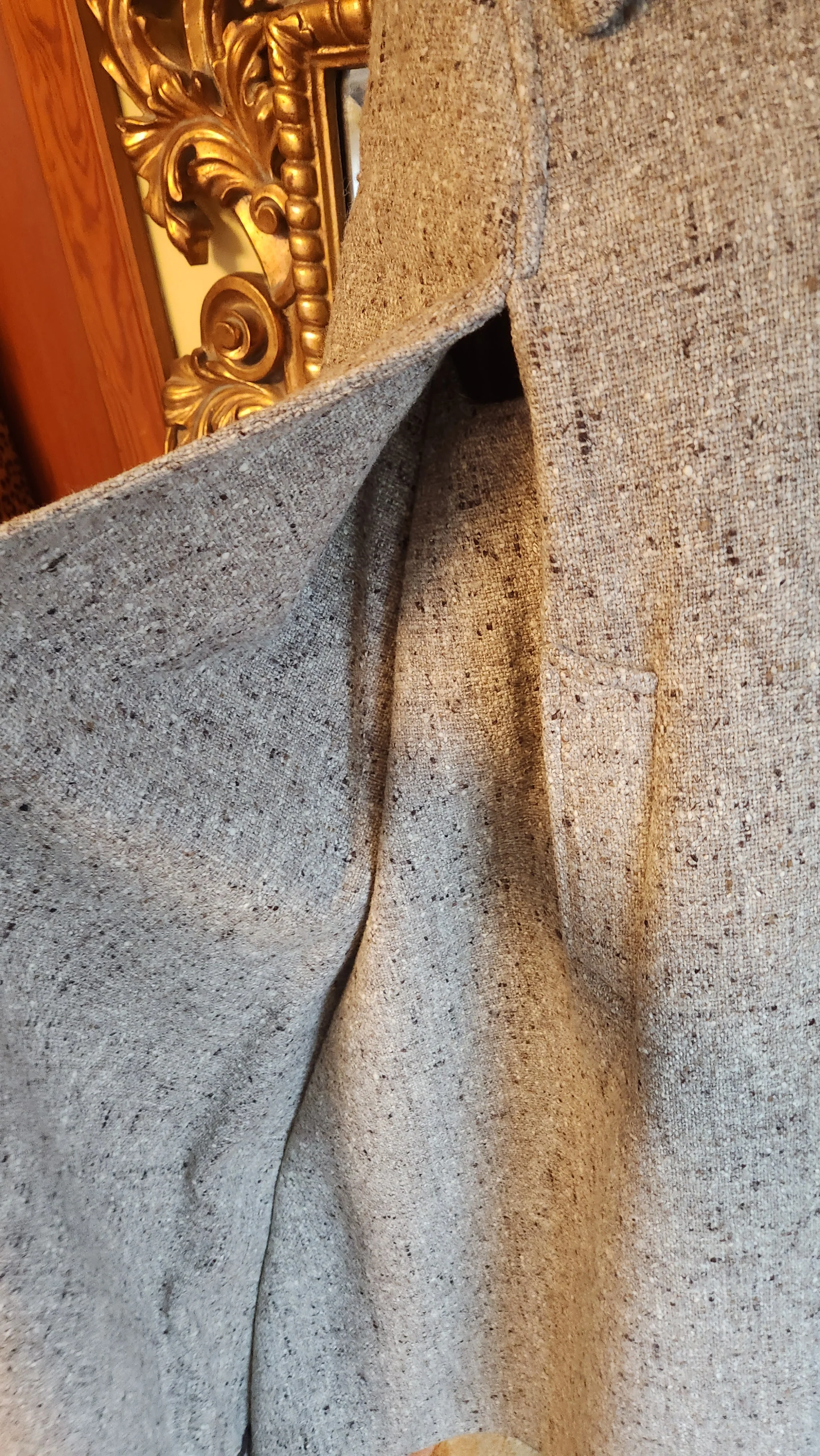 70s Irish Donegal Tweed Cape By Jimmy Hourihan - Image 7