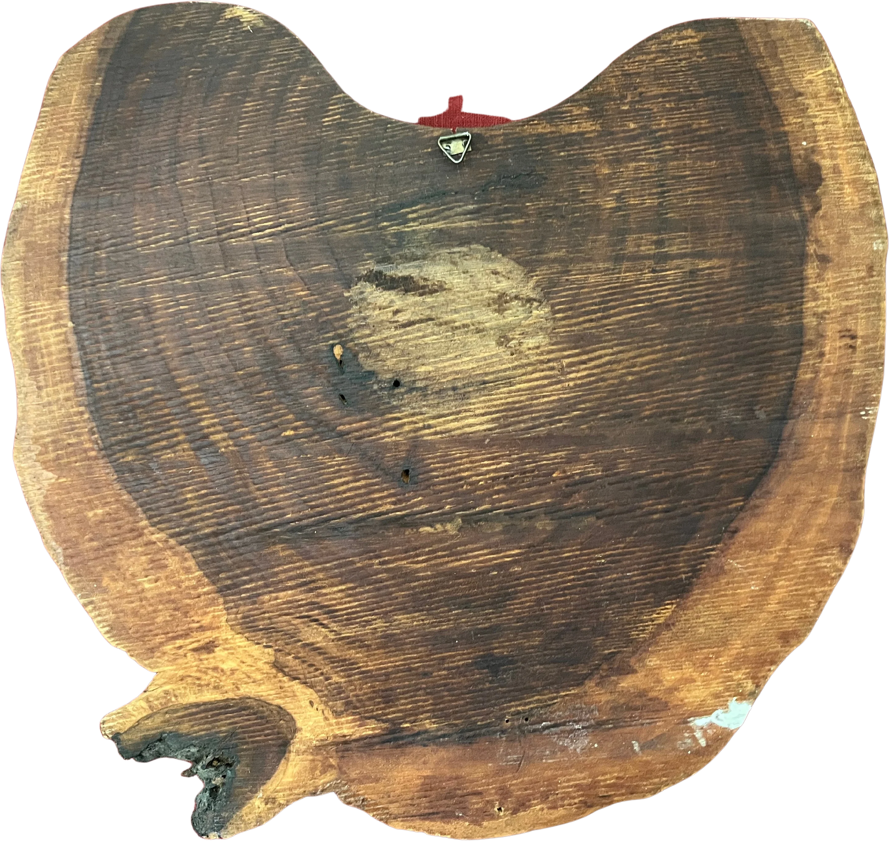 70s Judaica - Hebrew Wooden Wall Plaque - Image 2