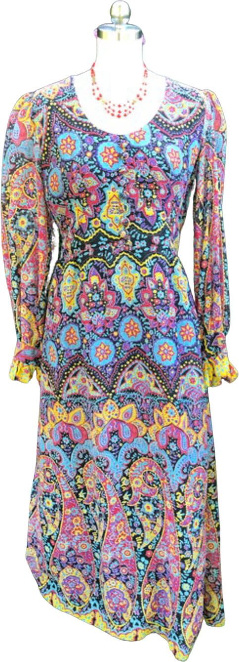 70s Katie At Laura Phillips Maxi Dress