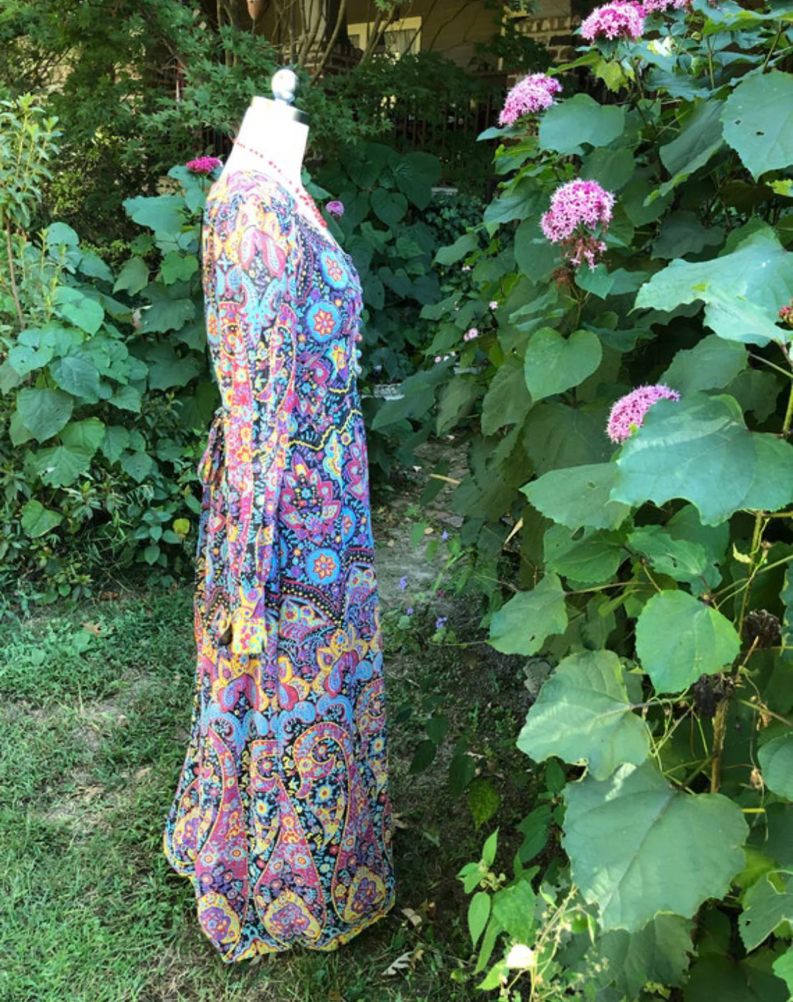 70s Katie At Laura Phillips Maxi Dress - Image 4
