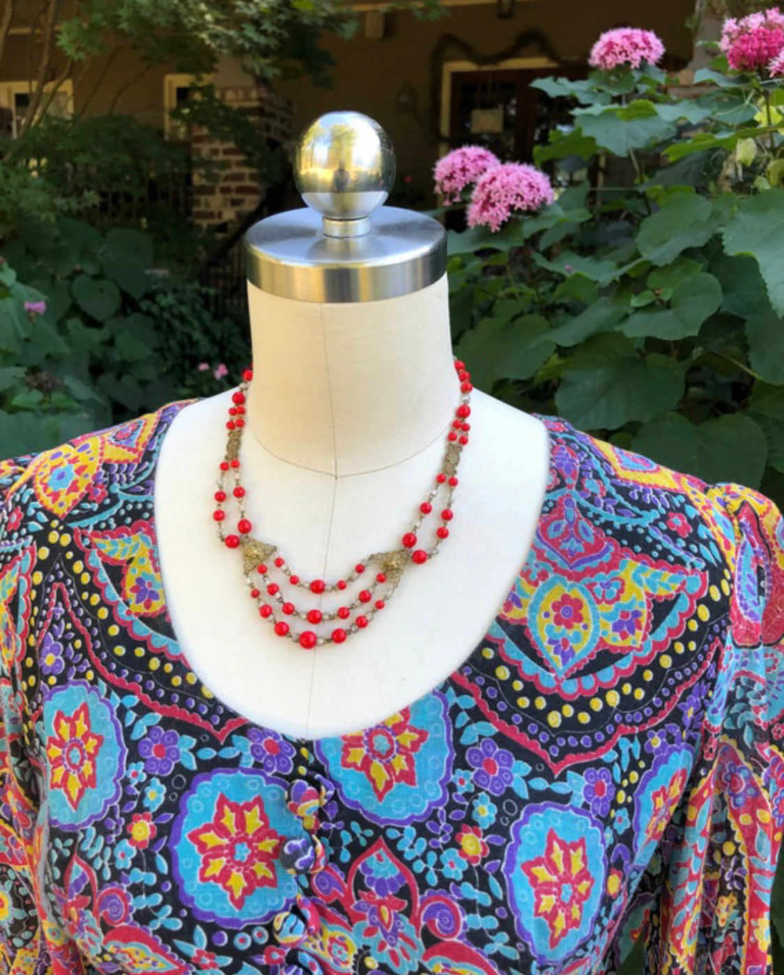 70s Katie At Laura Phillips Maxi Dress - Image 7