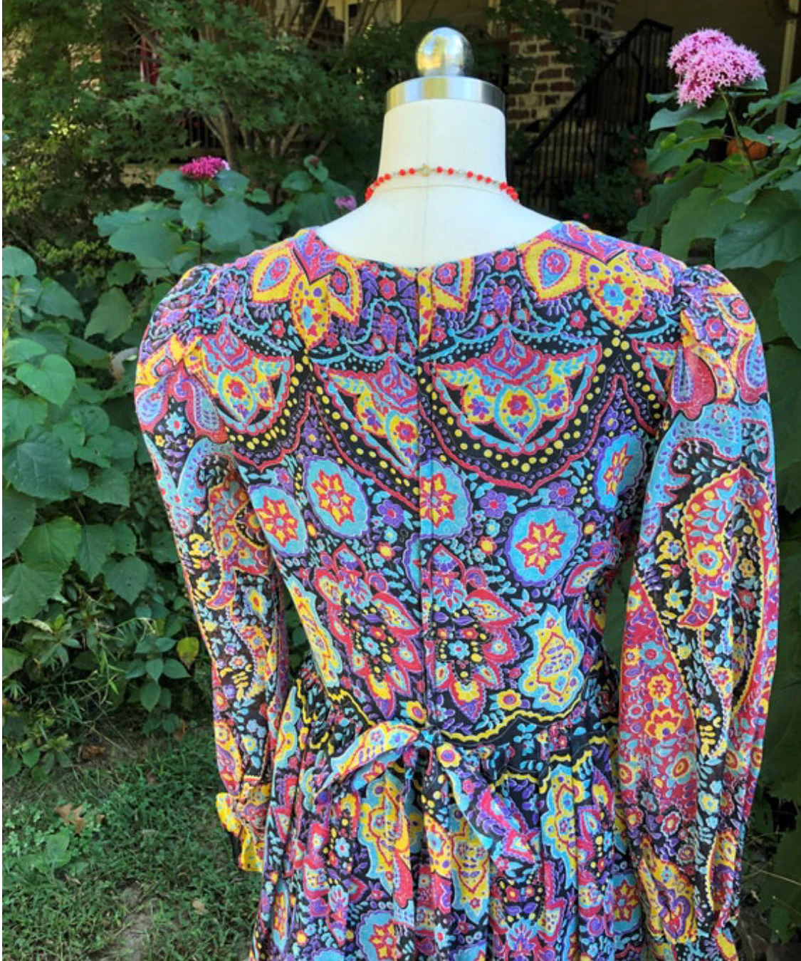 70s Katie At Laura Phillips Maxi Dress - Image 8