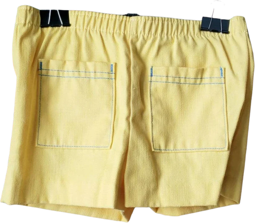 70s Kids Yellow Vintage Toddler Shorts 2t by Buster Brown