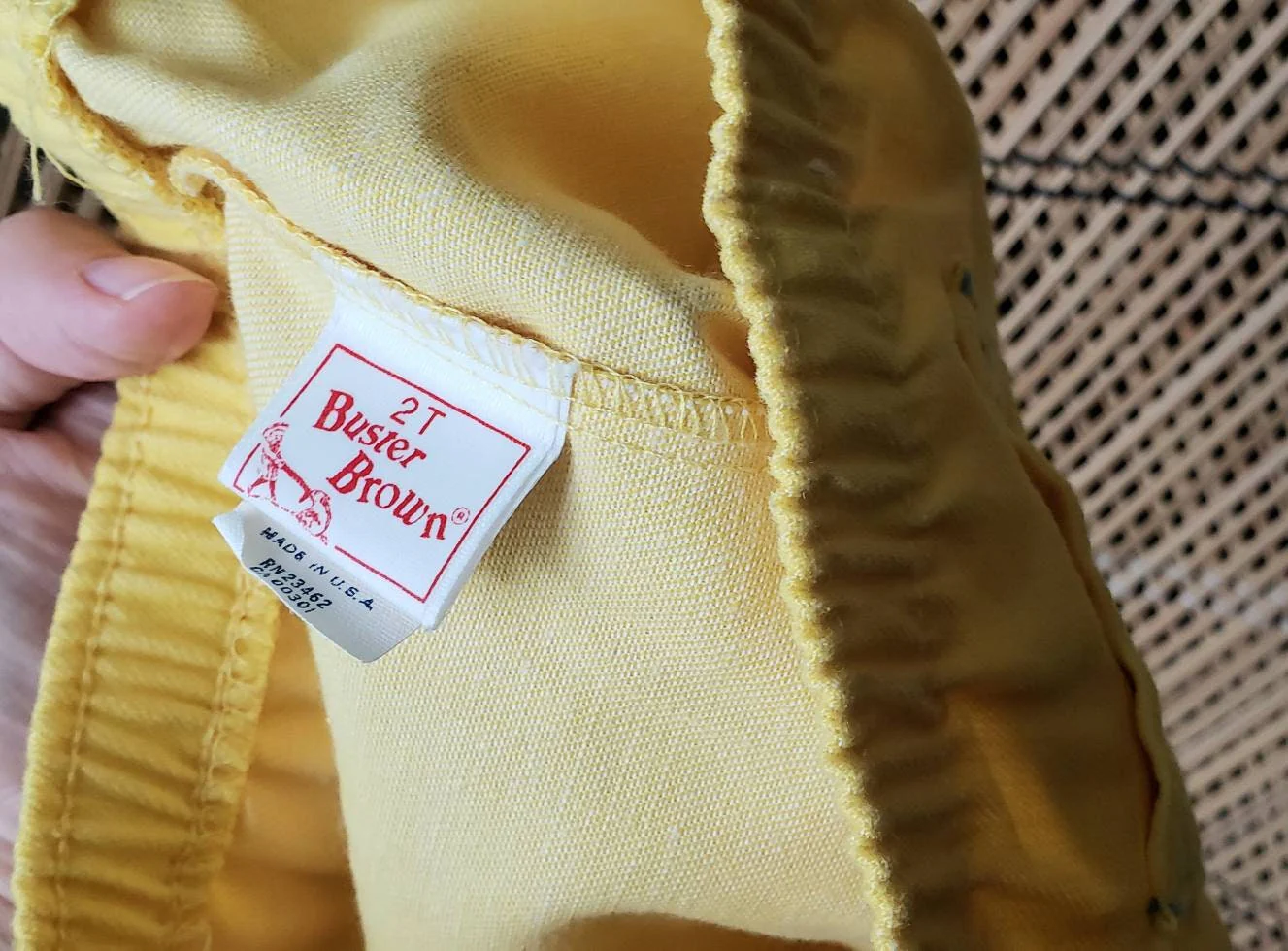 70s Kids Yellow Vintage Toddler Shorts 2t by Buster Brown - Image 5