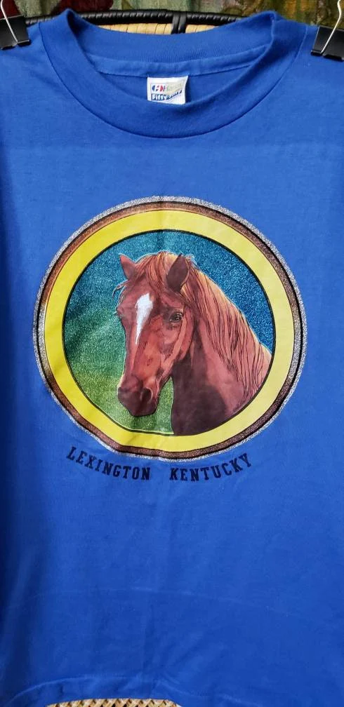 70s Lexington Kentucky Horse Tee Kids Lg 14-16 - Image 4