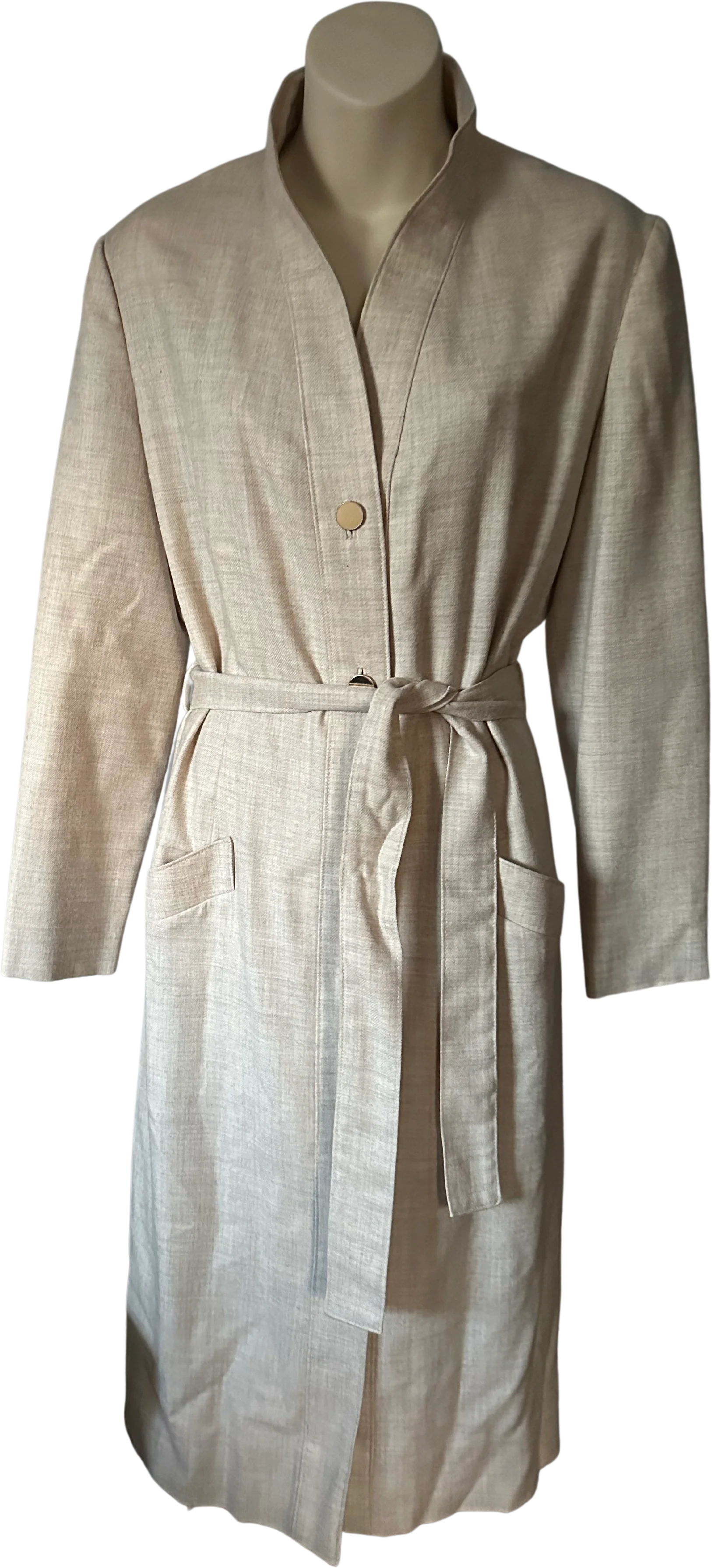 70s Lightweight Tweed Wool Coat By Roth-Lecover Saks Fifth Ave