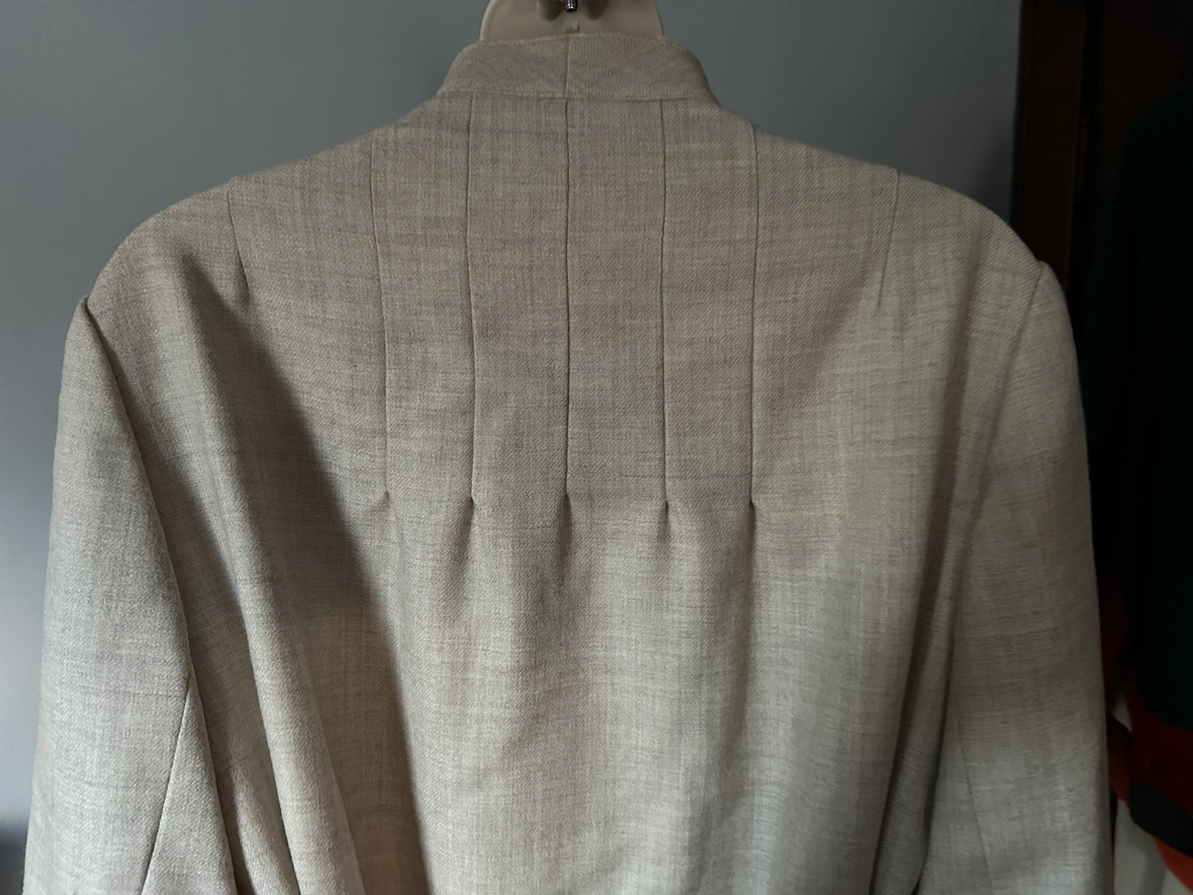 70s Lightweight Tweed Wool Coat By Roth-Lecover Saks Fifth Ave - Image 3