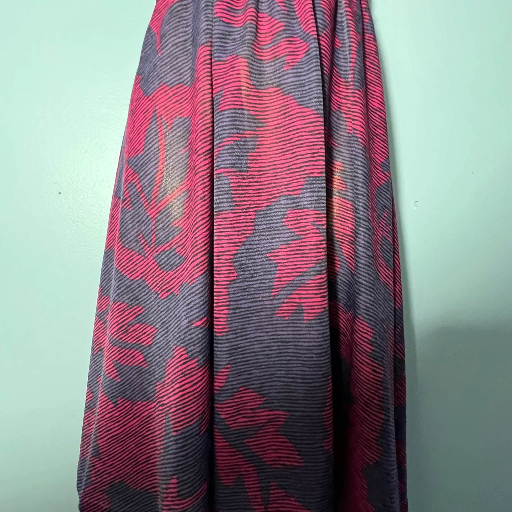 70s Magenta And Purple Ruffle Collar And Button Front By Berg Ray Frocks - Image 6