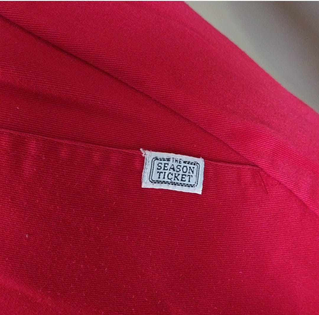 70's Bright Red Knit Vest and Pants Set by Hedy Knits Of Ca & Season Ticket - Image 11