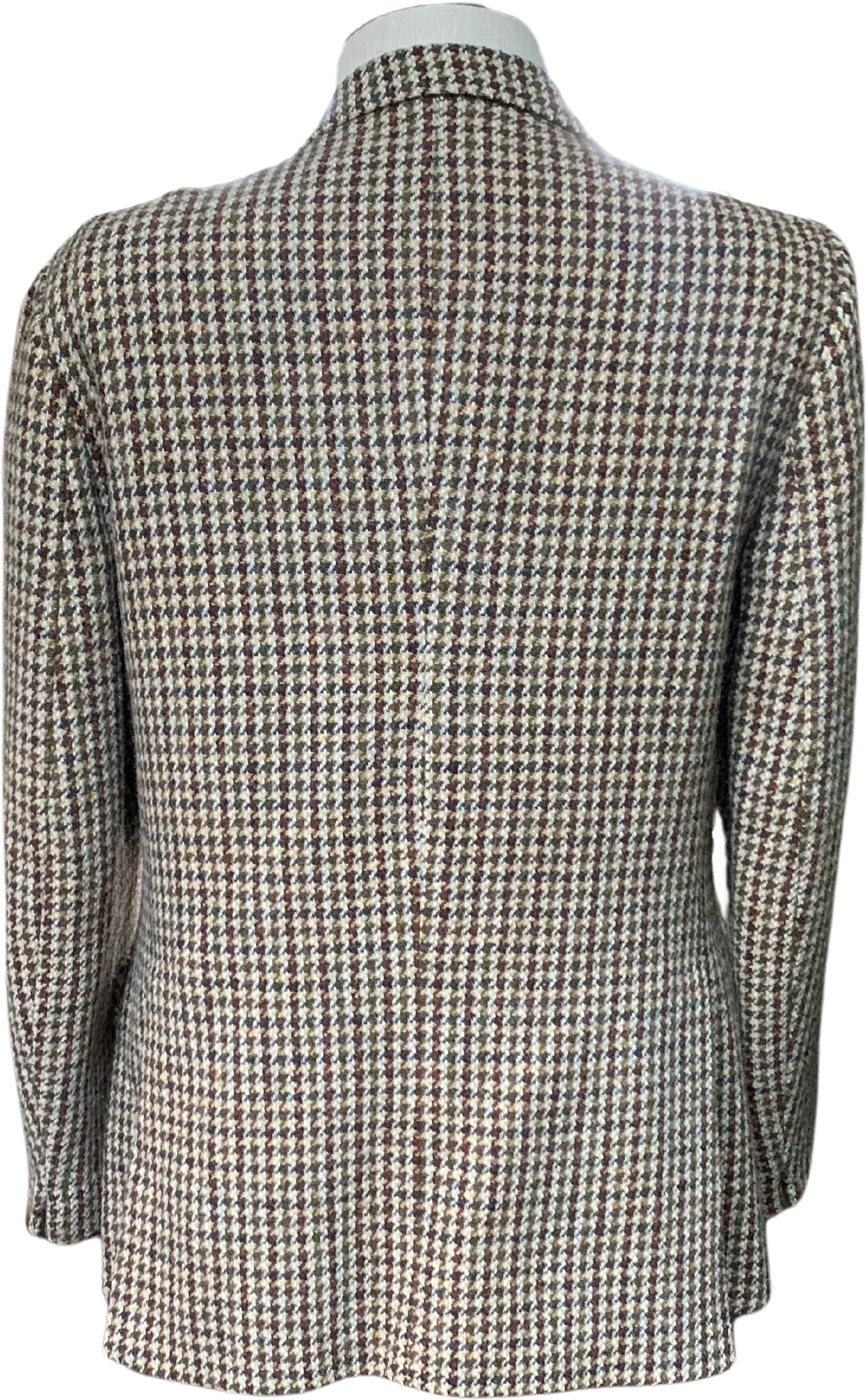 70s Men's Harris Tweed Brown Green And Tan Suit Jacket By Harris Tweed - Image 2