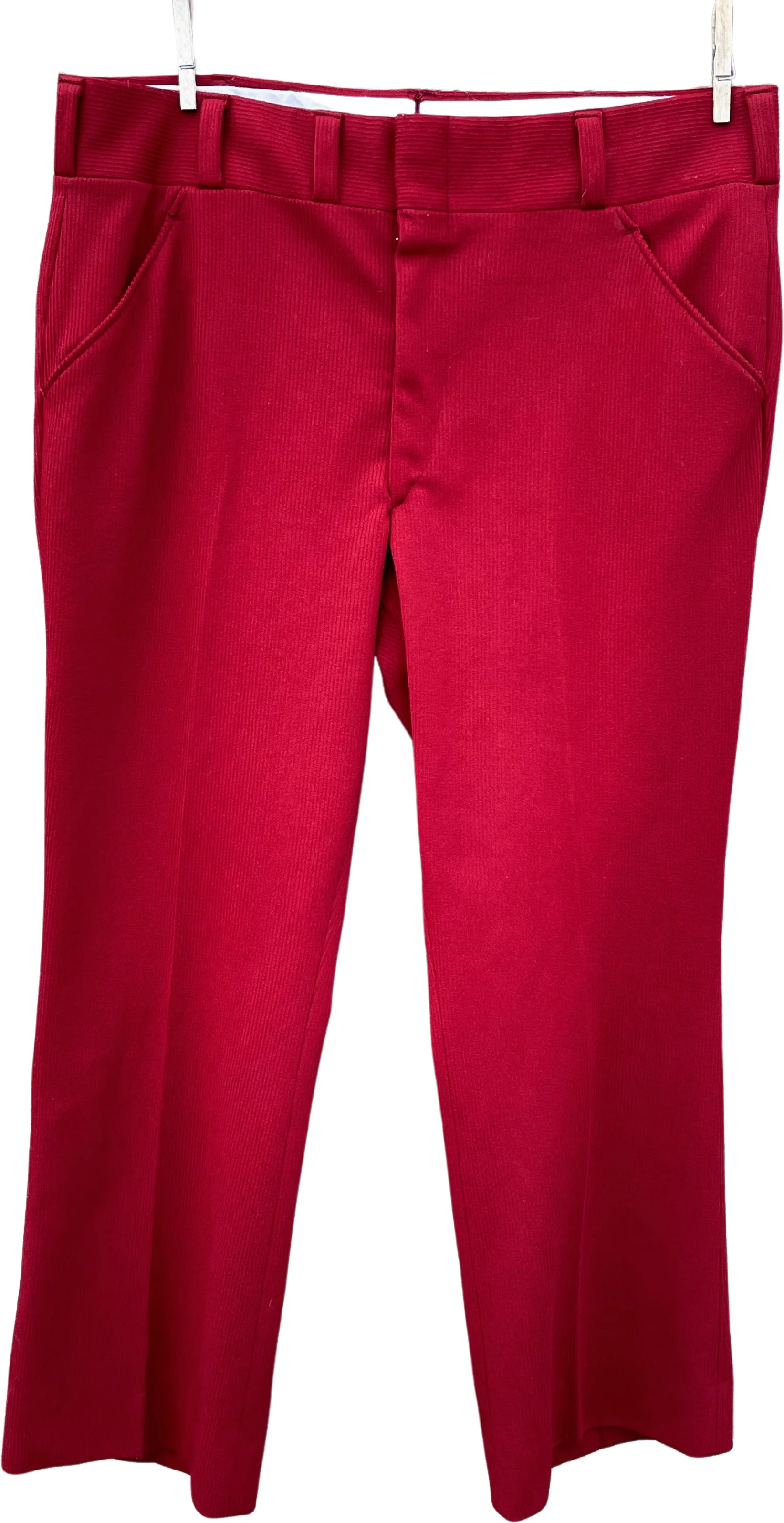 70s Mens Leisure Disco Suit Dress Pants Burgundy By Jockey Life Knit
