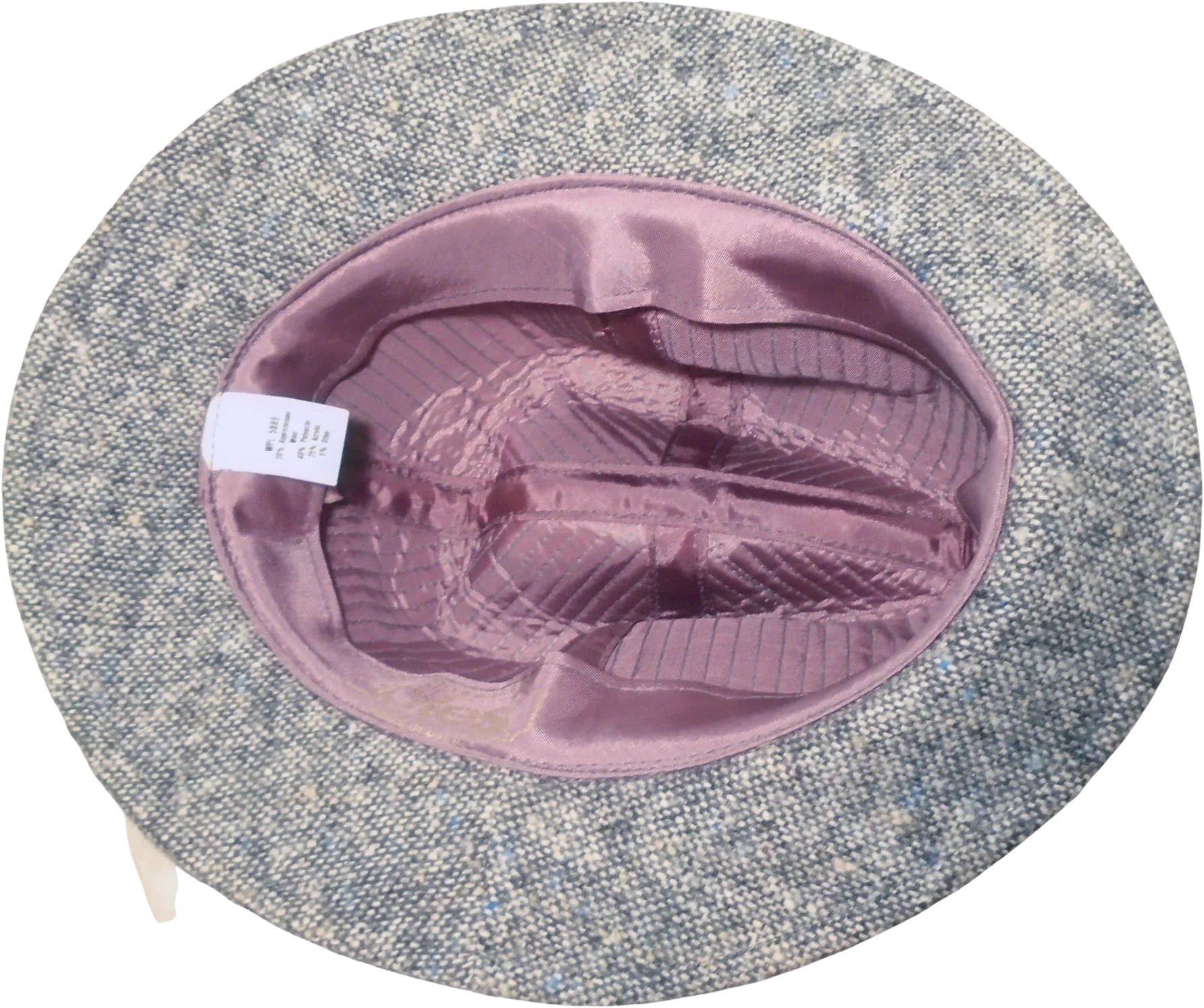 70s Men's Stingy Brim Fedora - Tweedy Vintage Academia By Totes - Image 2