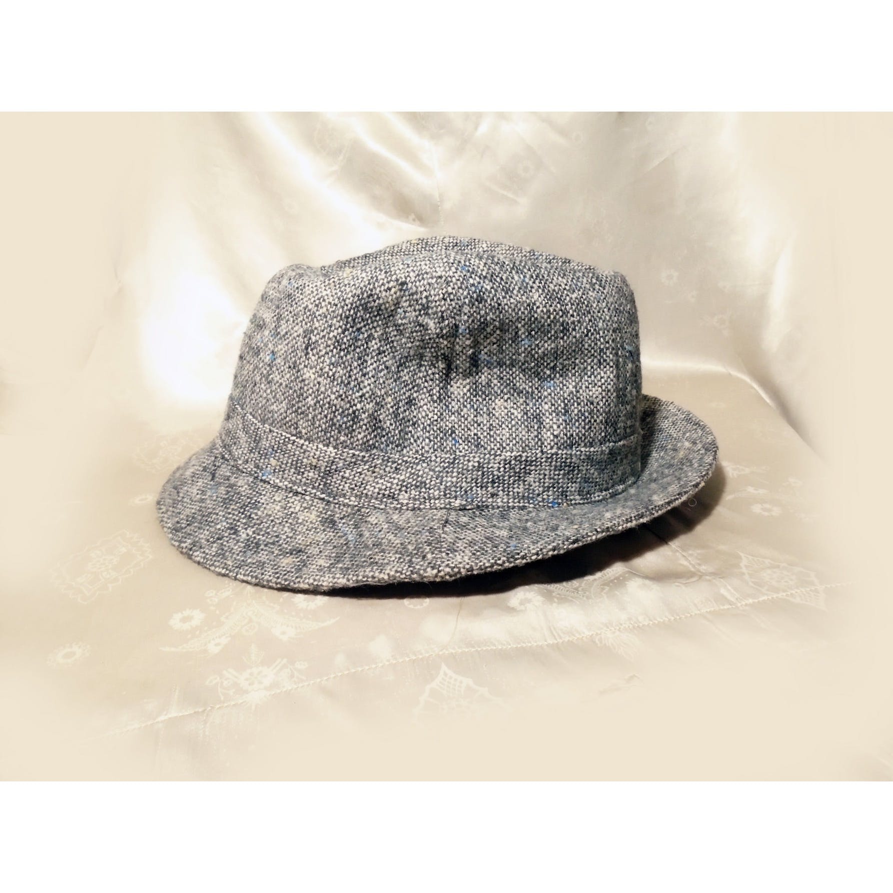 70s Men's Stingy Brim Fedora - Tweedy Vintage Academia By Totes - Image 5