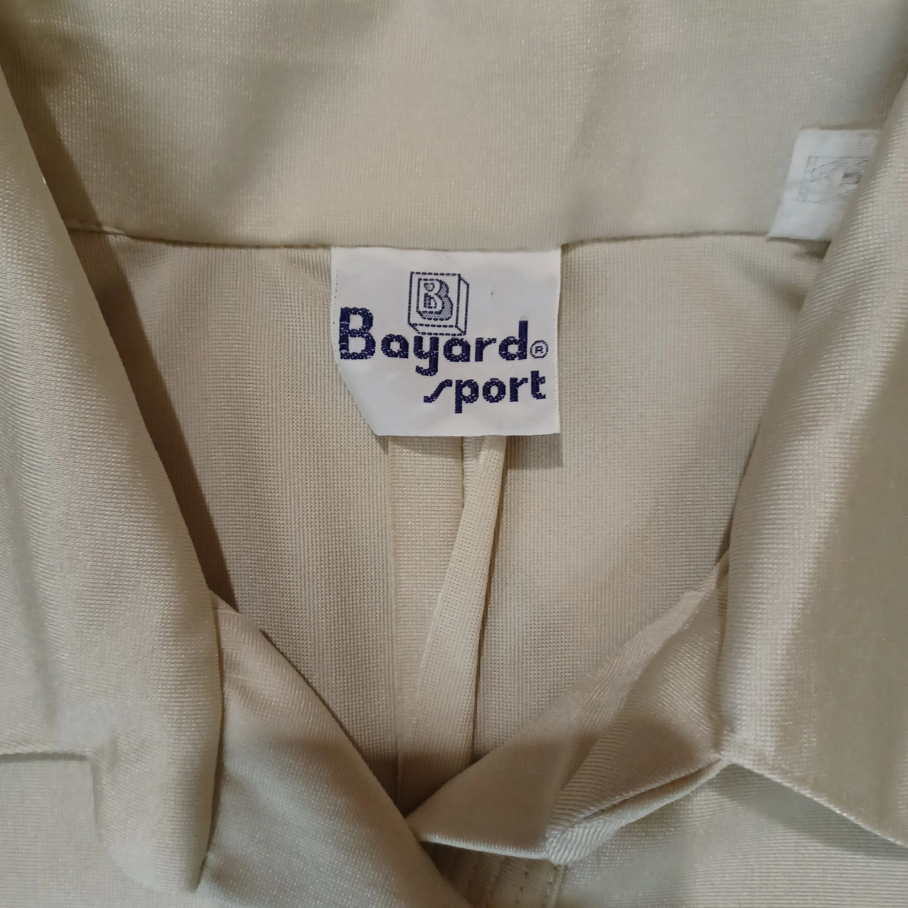 70s Mint Condition Neutral Shirt Dress By Bayard Sport - Image 2