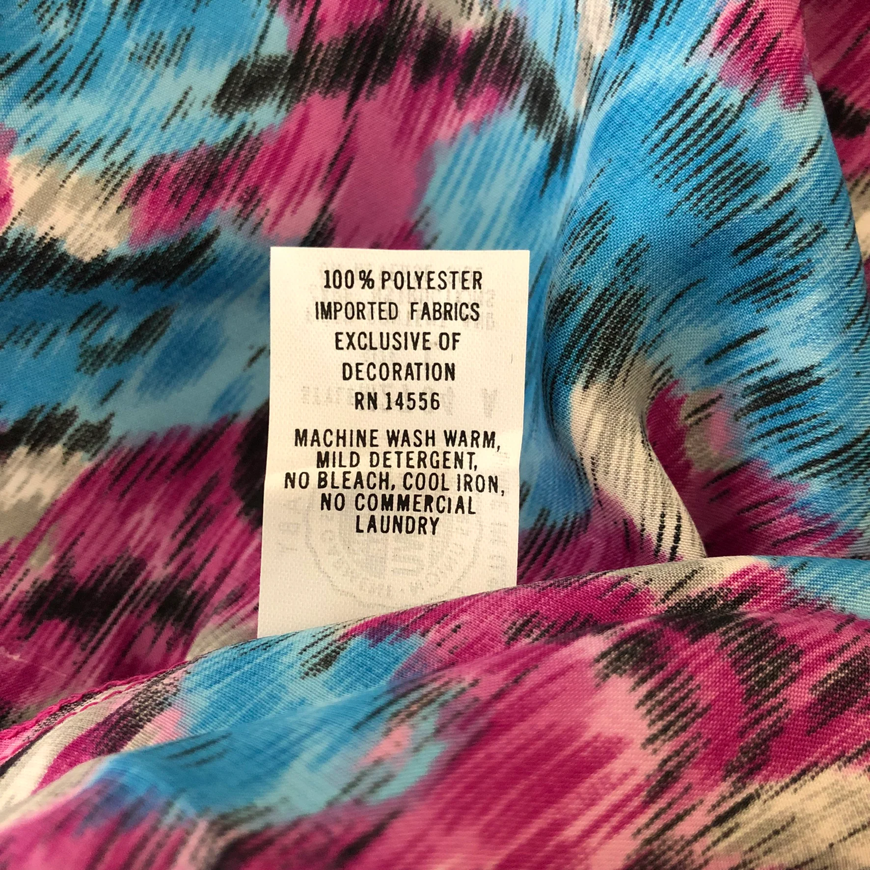 70s Miss Dior Christian Dior Pink Blue Slip Chemise By Miss Dior - Image 9