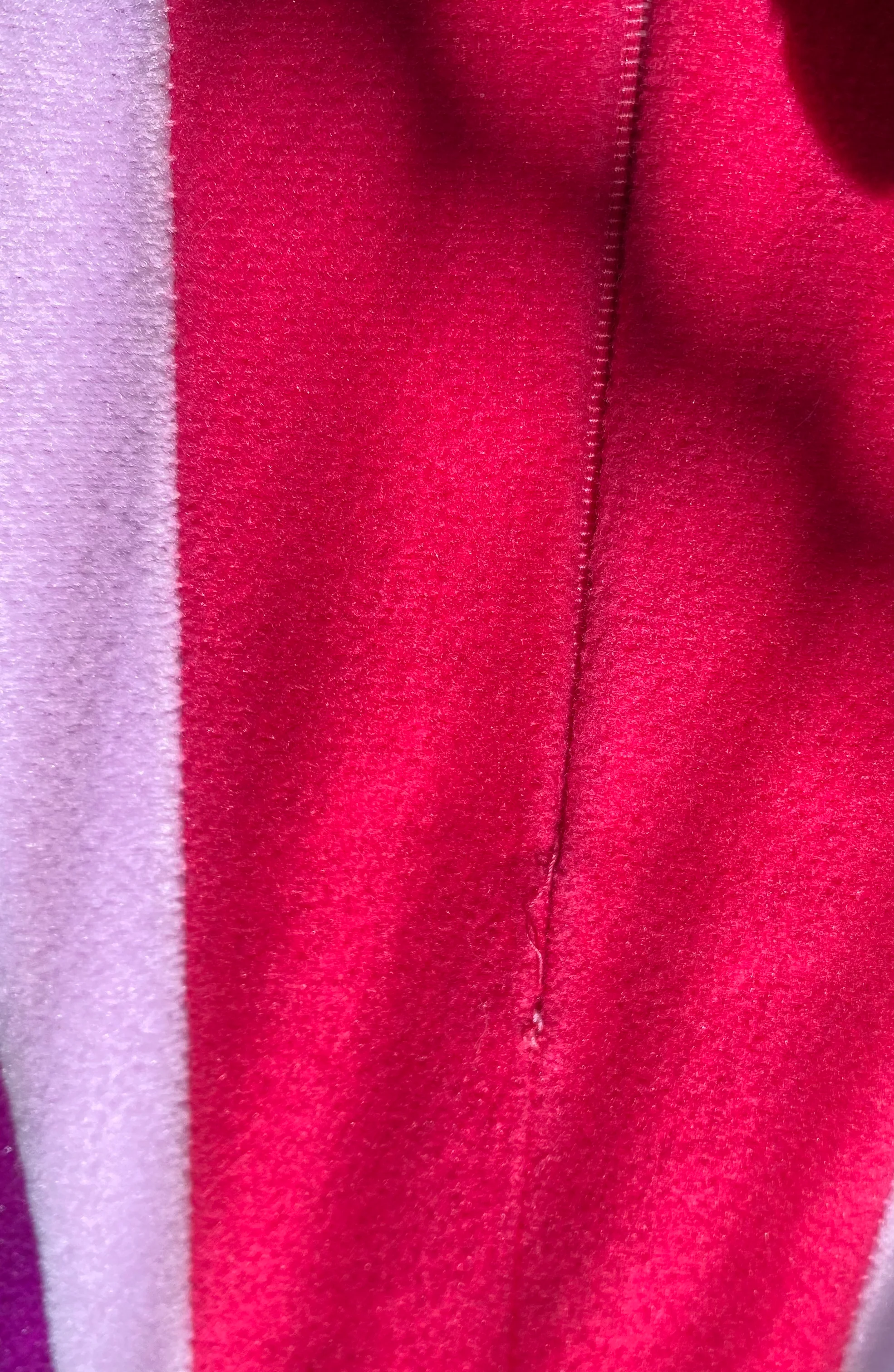 70s Mod Bright Purple/pink Velour Nightgown Housecoat By Vanity Fair - Image 11