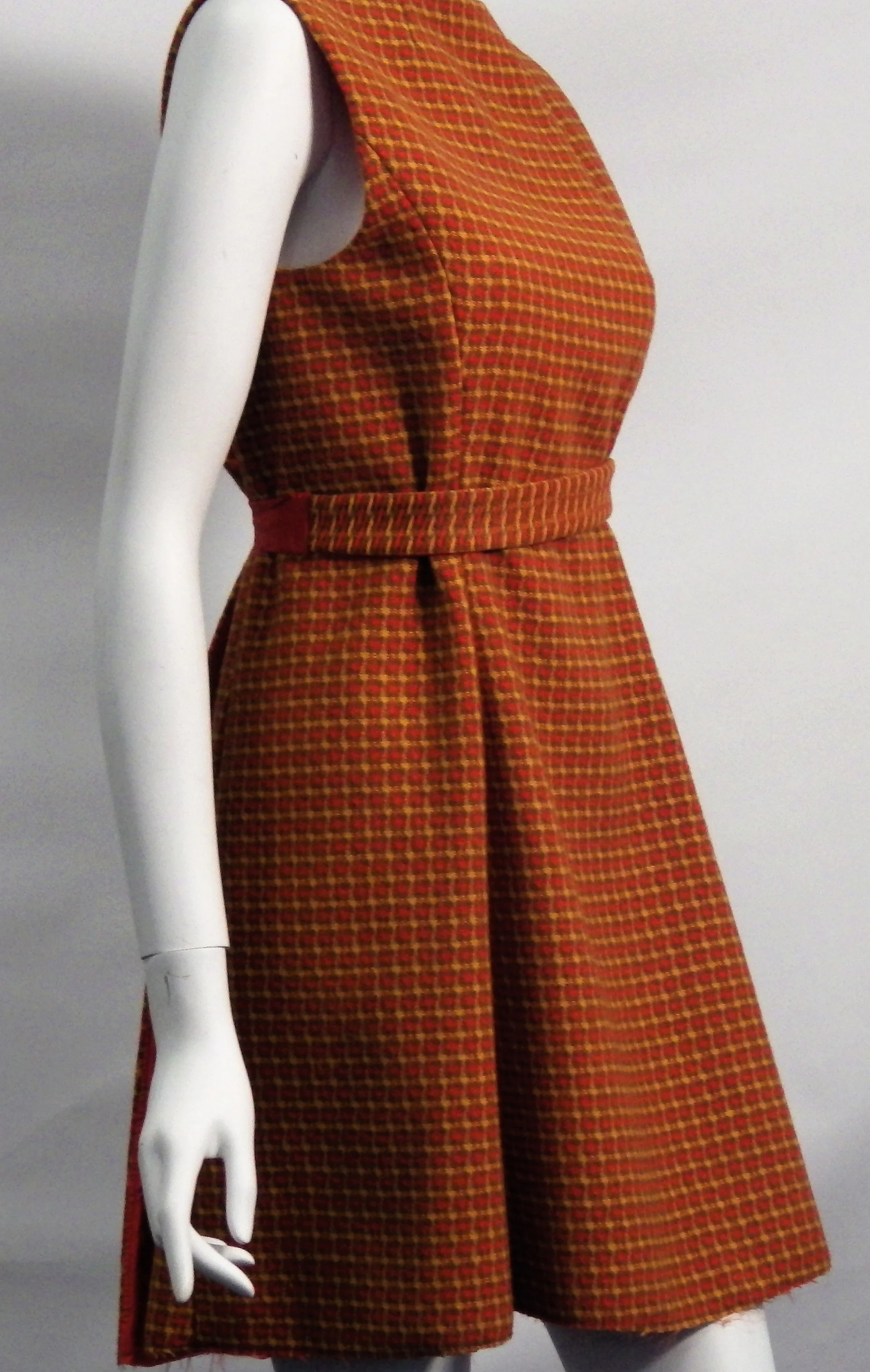 70s Mod Styled Reversible Sheath Dress - Image 3