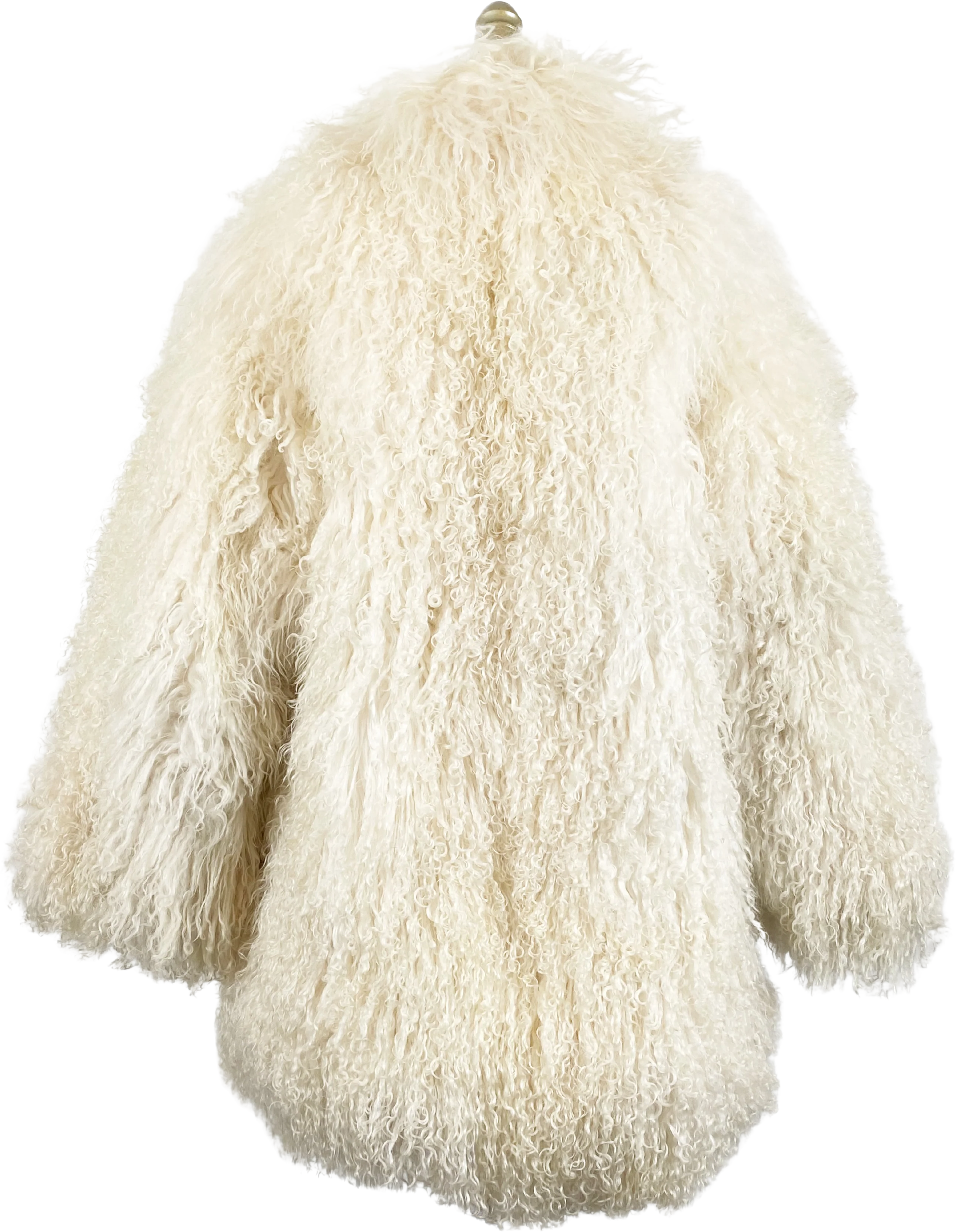 70s Mongolain Fur Coat - Image 2