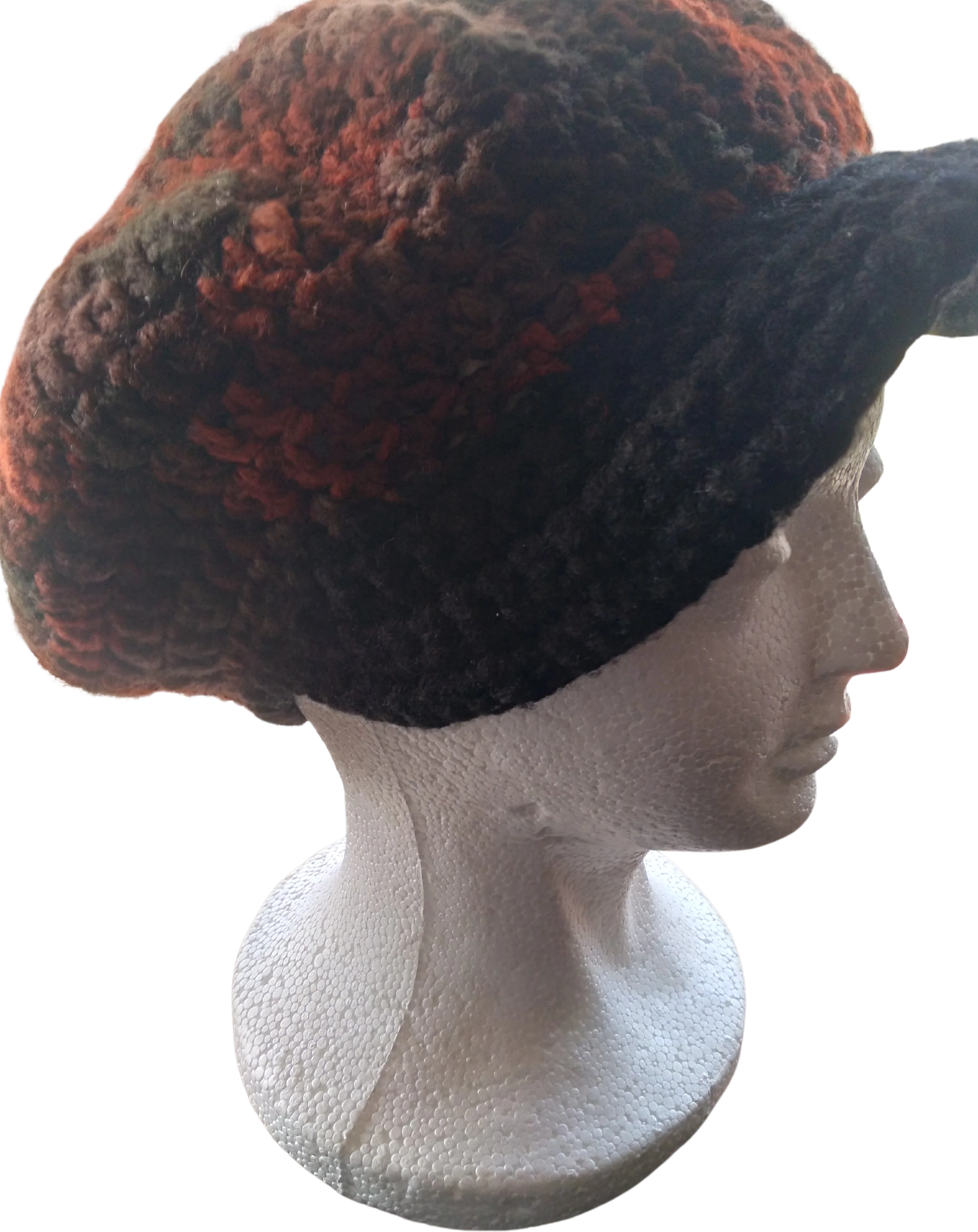 70s Multicolored Knit Cap