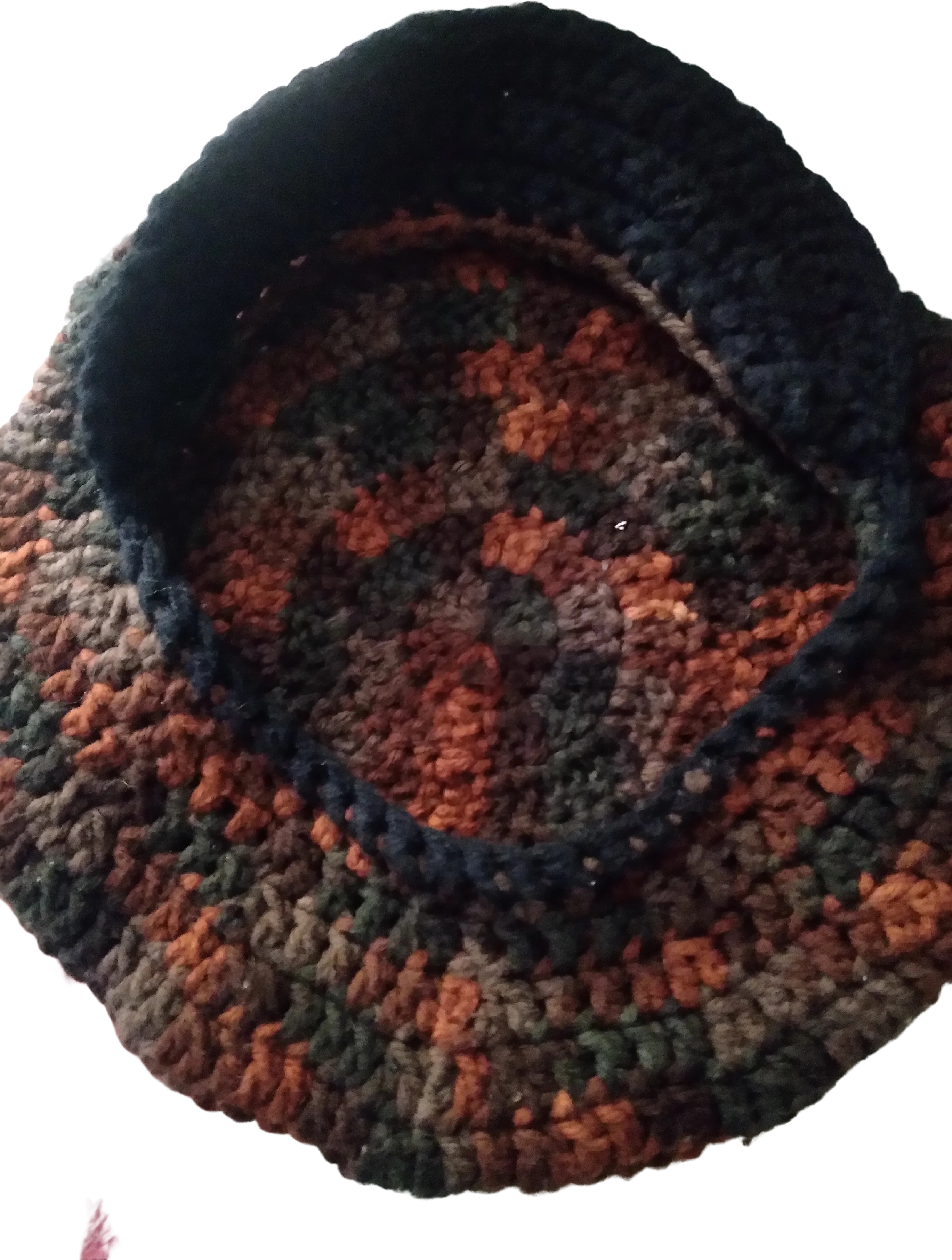 70s Multicolored Knit Cap - Image 2