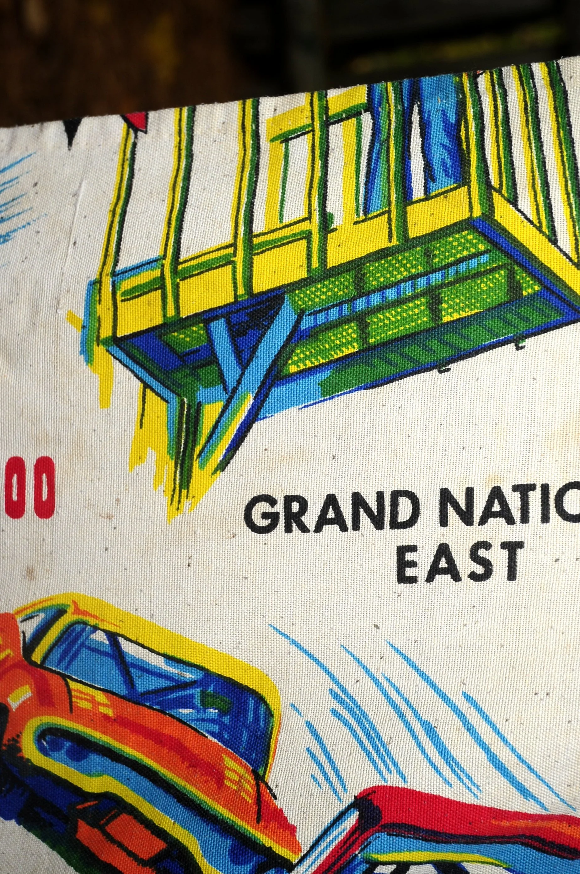 70s Nascar Twin Bedspread Winston 500 Sears Die Hard By Sears Perma Prest - Image 13