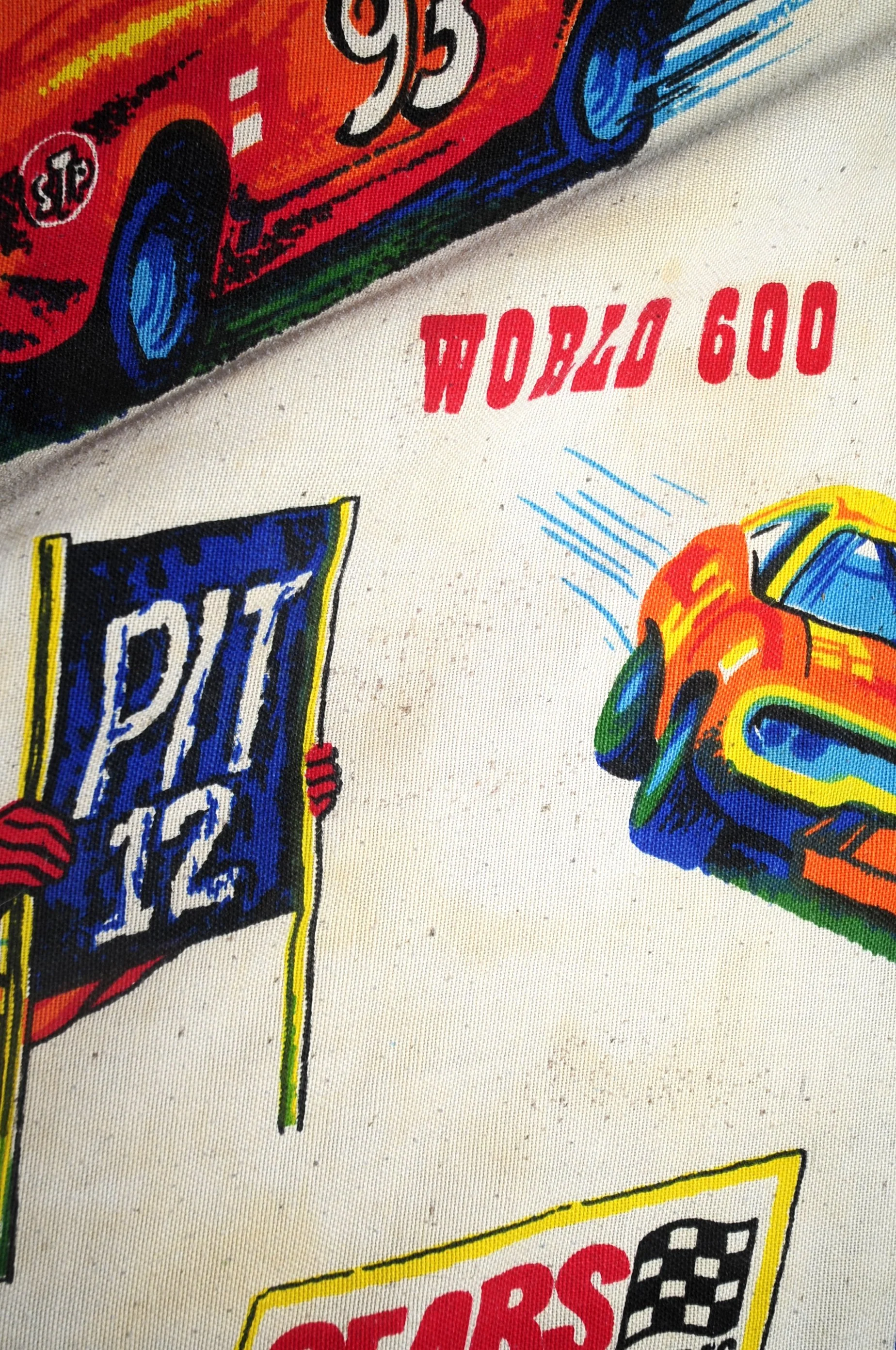 70s Nascar Twin Bedspread Winston 500 Sears Die Hard By Sears Perma Prest - Image 15
