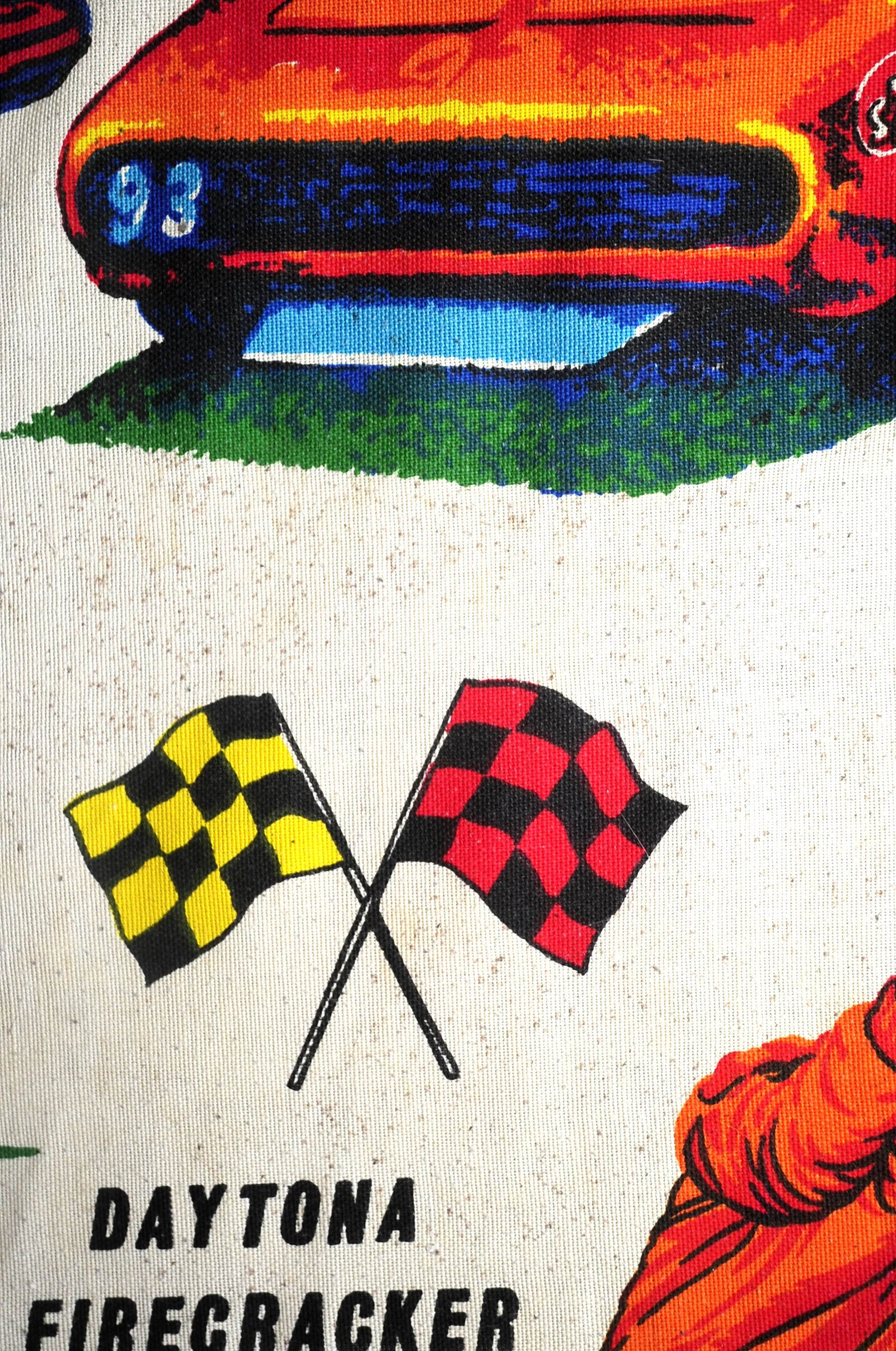 70s Nascar Twin Bedspread Winston 500 Sears Die Hard By Sears Perma Prest - Image 16