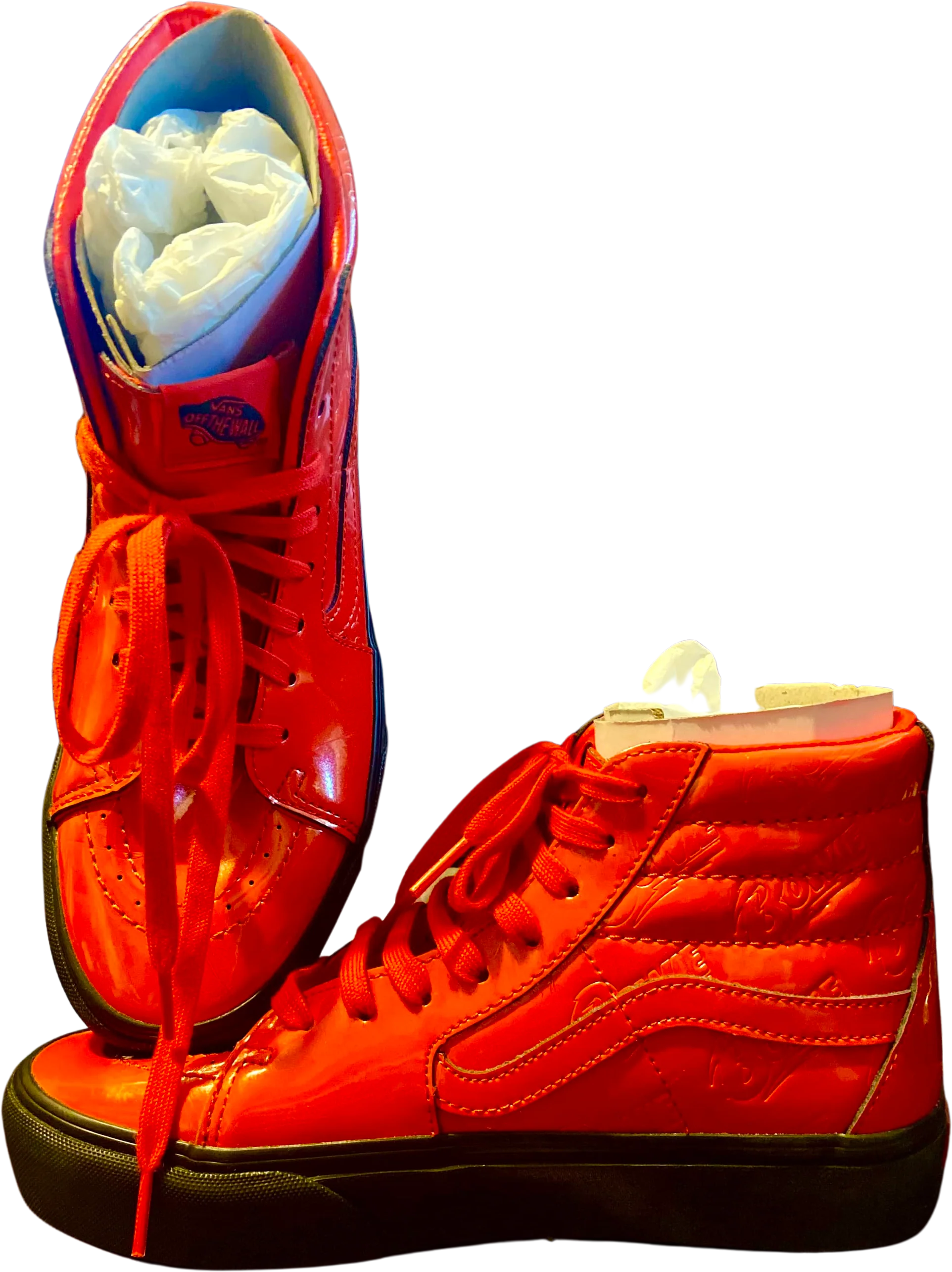 70s Nwob Vans X Bowie Sk8-hi Platform Ziggy Stardust By Vans - Image 2