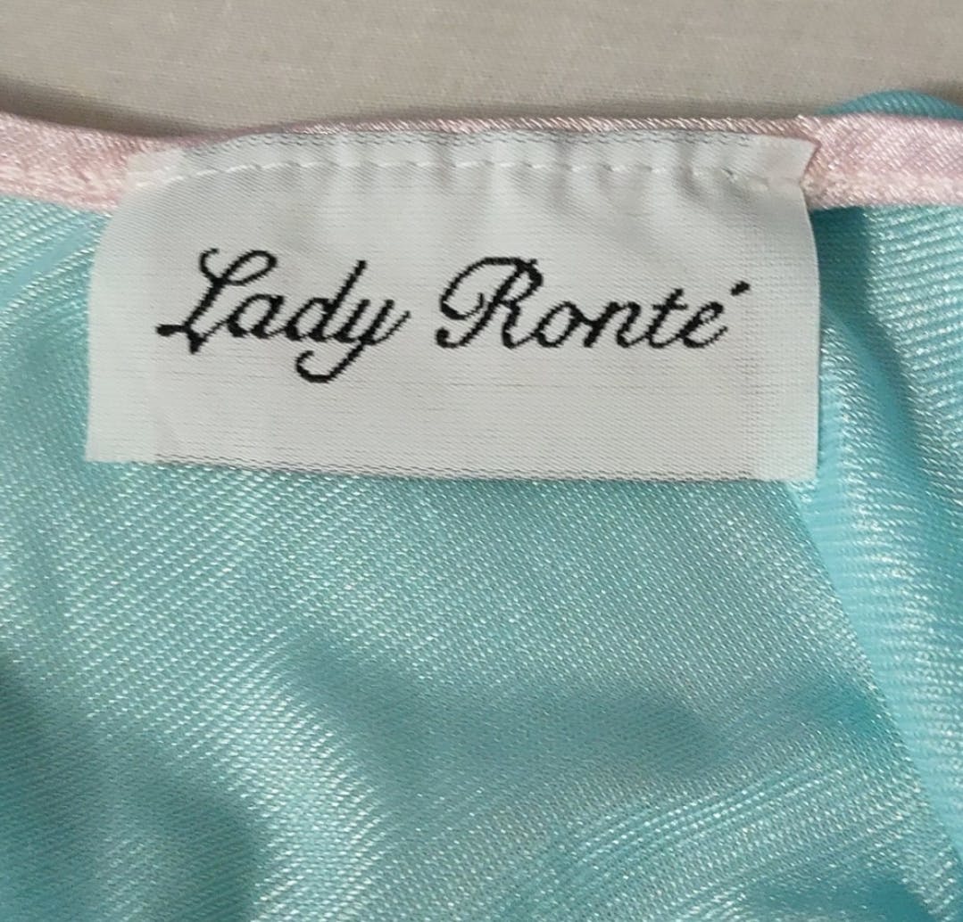 70's Nylon Embroidered Sleepwear Set by Lady Ronte' - Image 7