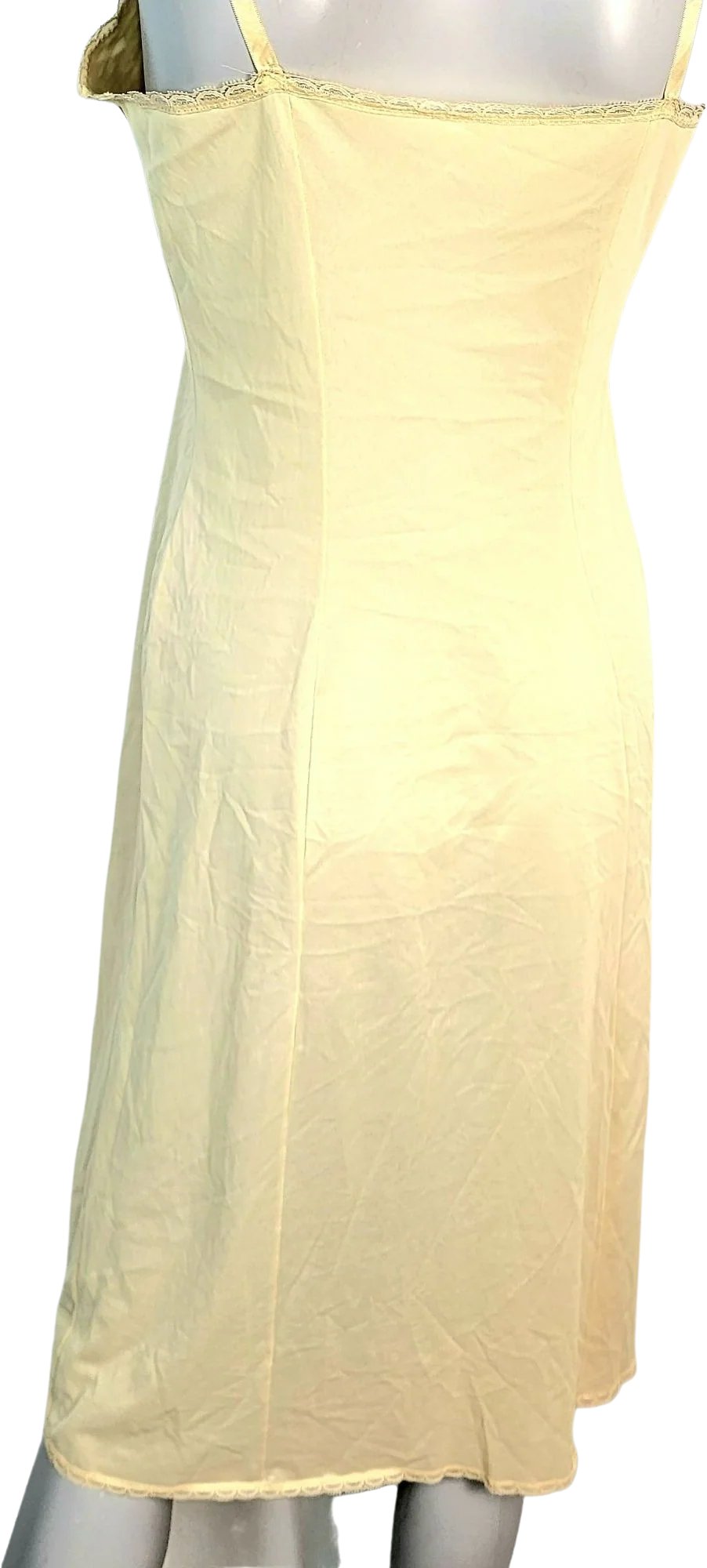 70s Nylon Slip Dress Night Lingerie Sleep Women Medium By Vanity Fair - Image 2