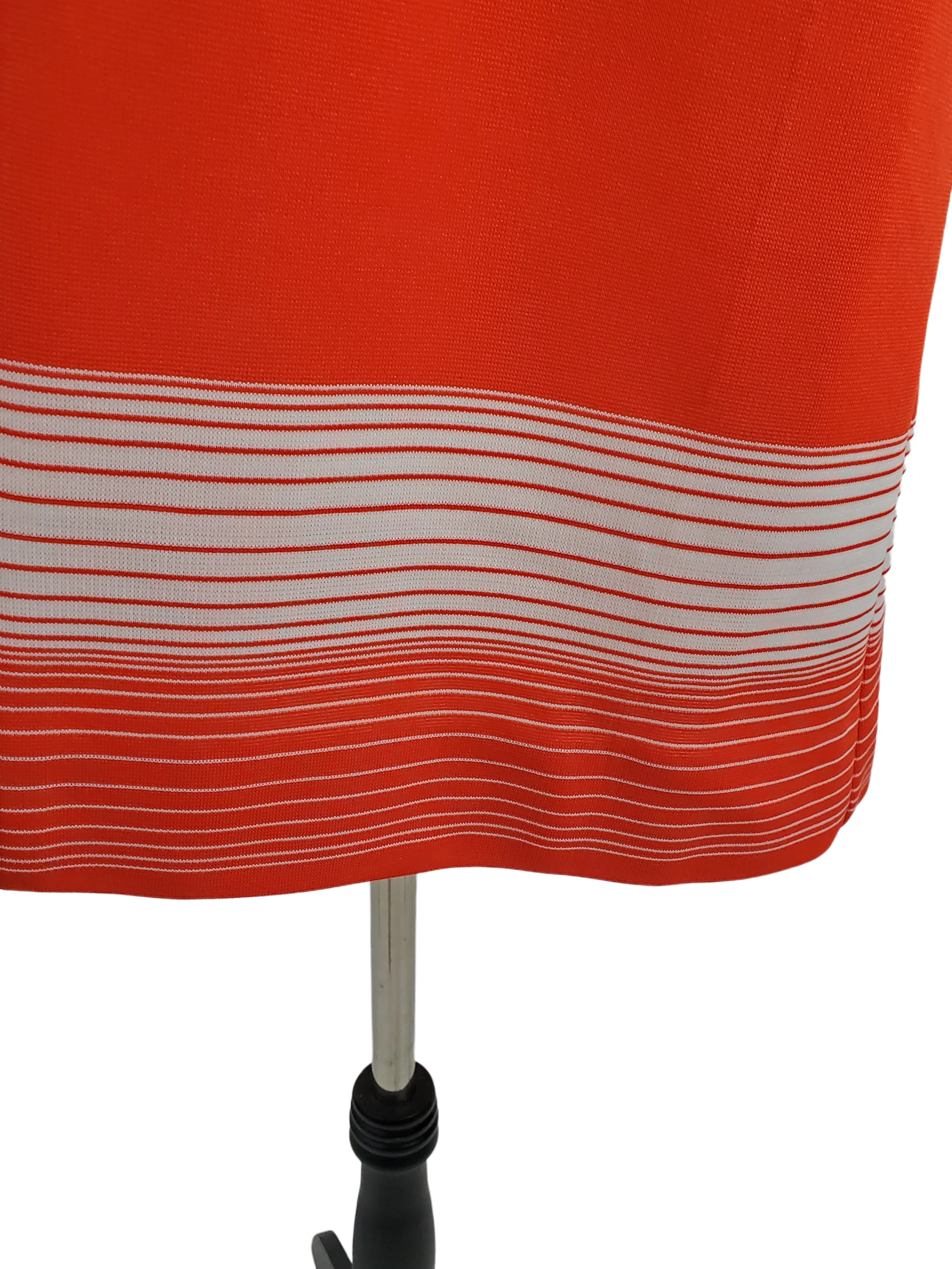 70s Orange Red Shirtwaist Dress By Kay Windsor - Image 8