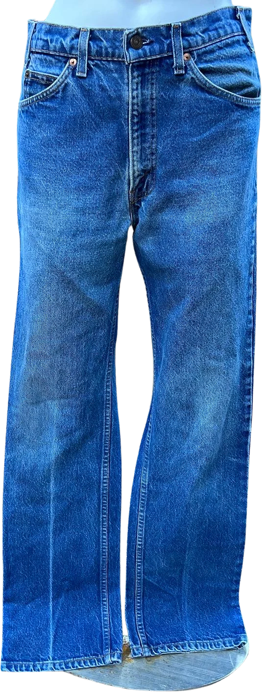 70s Orange Tab Saddleman Levis Worh Perfect Fade By Levis