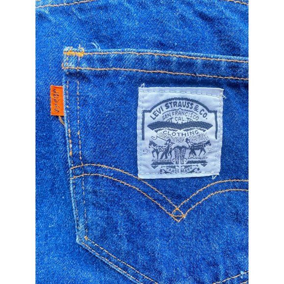 70s Orange Tag Blue Jeans Womens High Waist Euc Vintage Rare! by Levis - Image 3