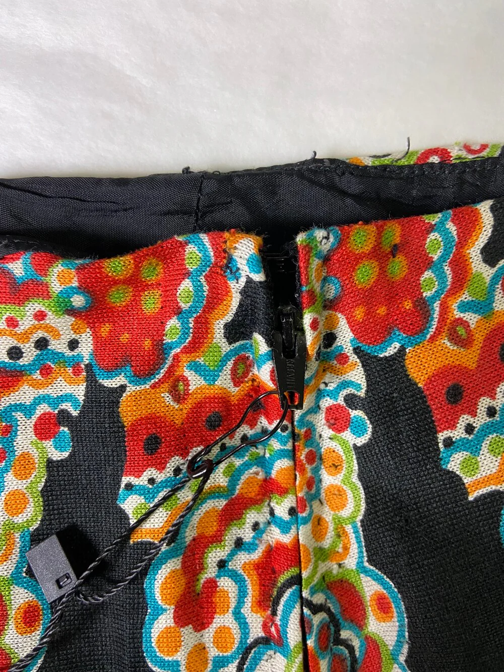 70s Paisley Jersey Maxi Skirt By Gayle Kirkpatrick - Image 5