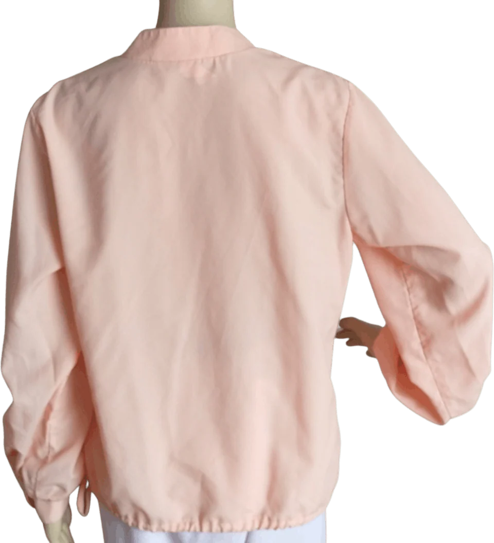 70's Pastel Orange Top by Lee Mar Pageant - Image 2